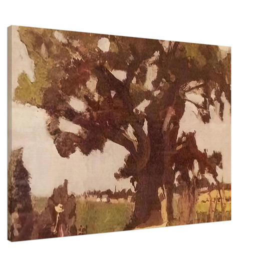 Henri Matisse - BLASTED OAK BOHAIN 1903 Canvas - 20x30 cm / 8x12 inches-canvas