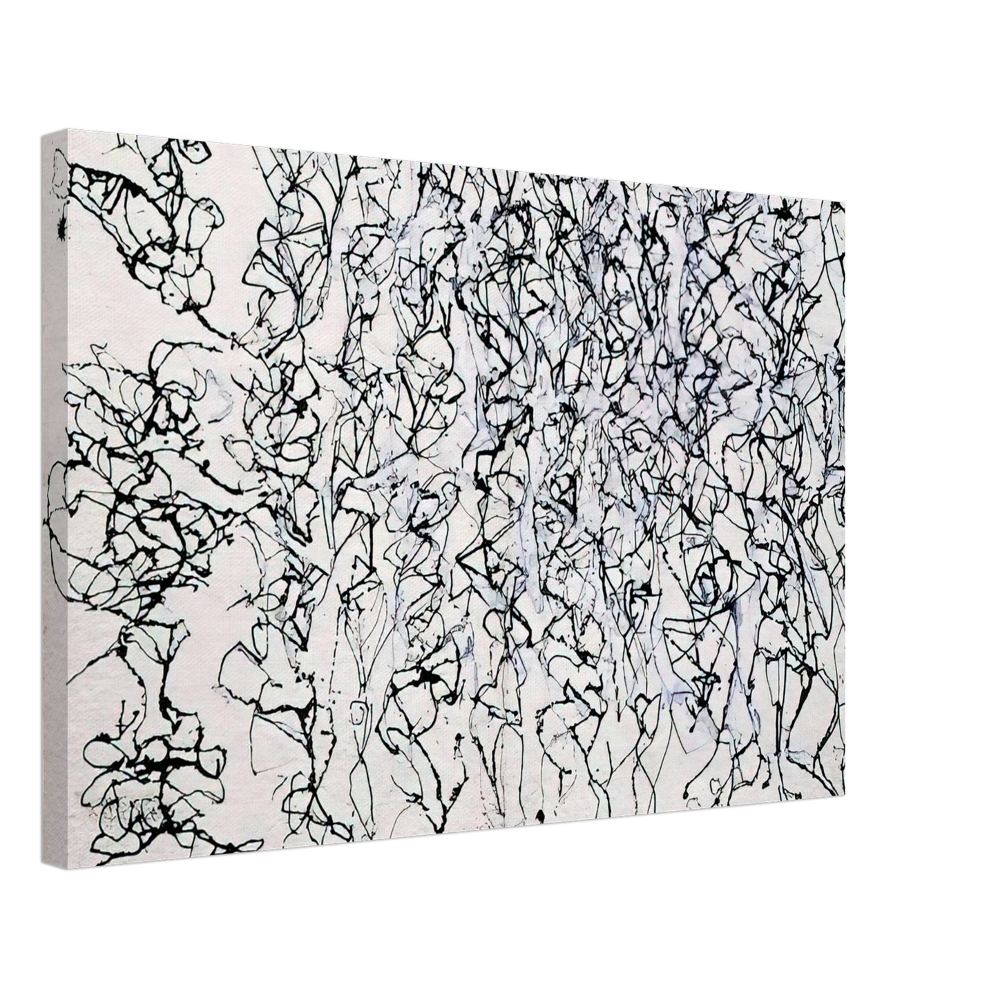 Brice Marden - Don't Bungle the Jungle - 1989 Canvas - 40x60 cm / 16x24 inches-canvas