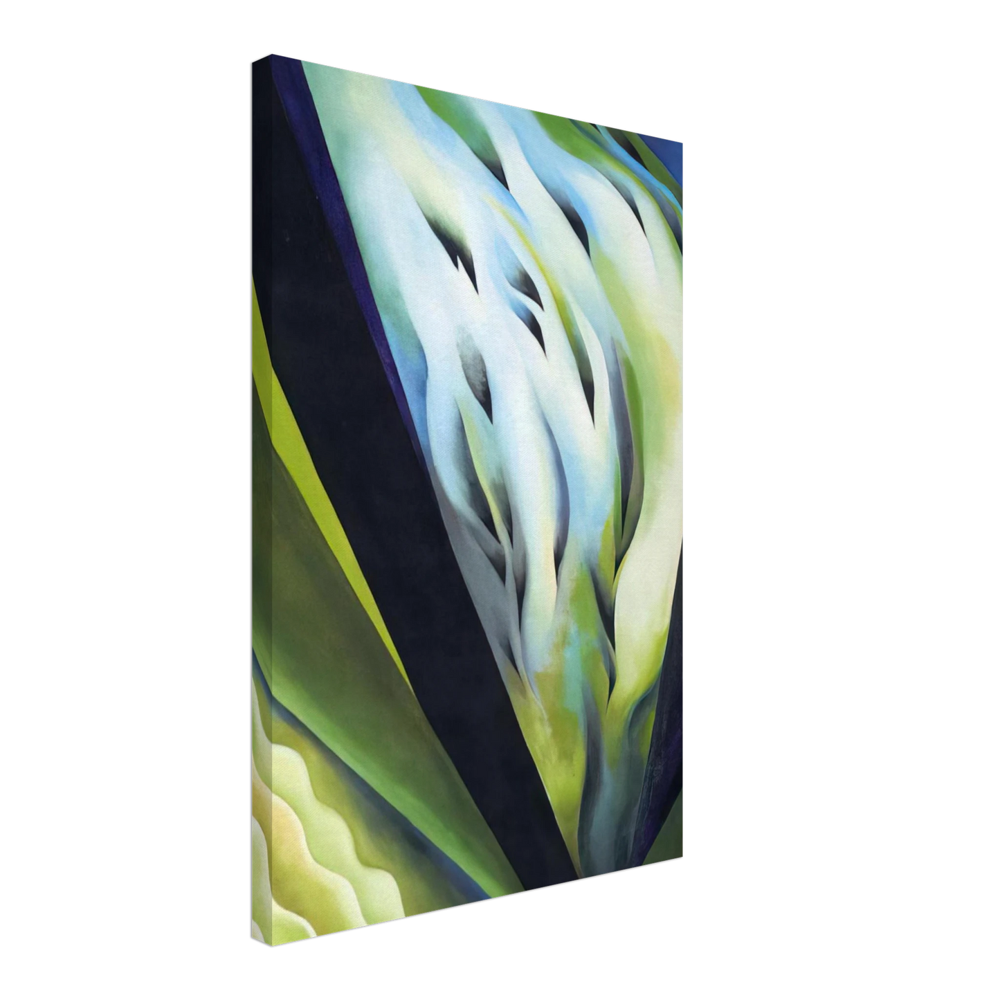 Georgia O'Keeffe - Blue and Green Music Canvas - 70x100 cm / 28x40 inches-canvas