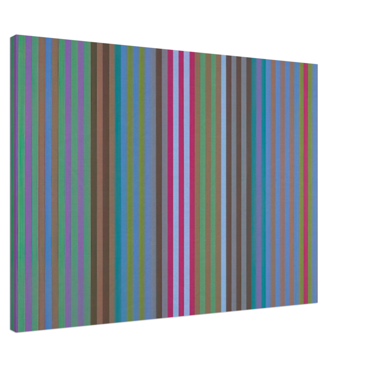 Gene Davis - Bulletproof - 1969 Canvas - 20x30 cm / 8x12 inches-canvas