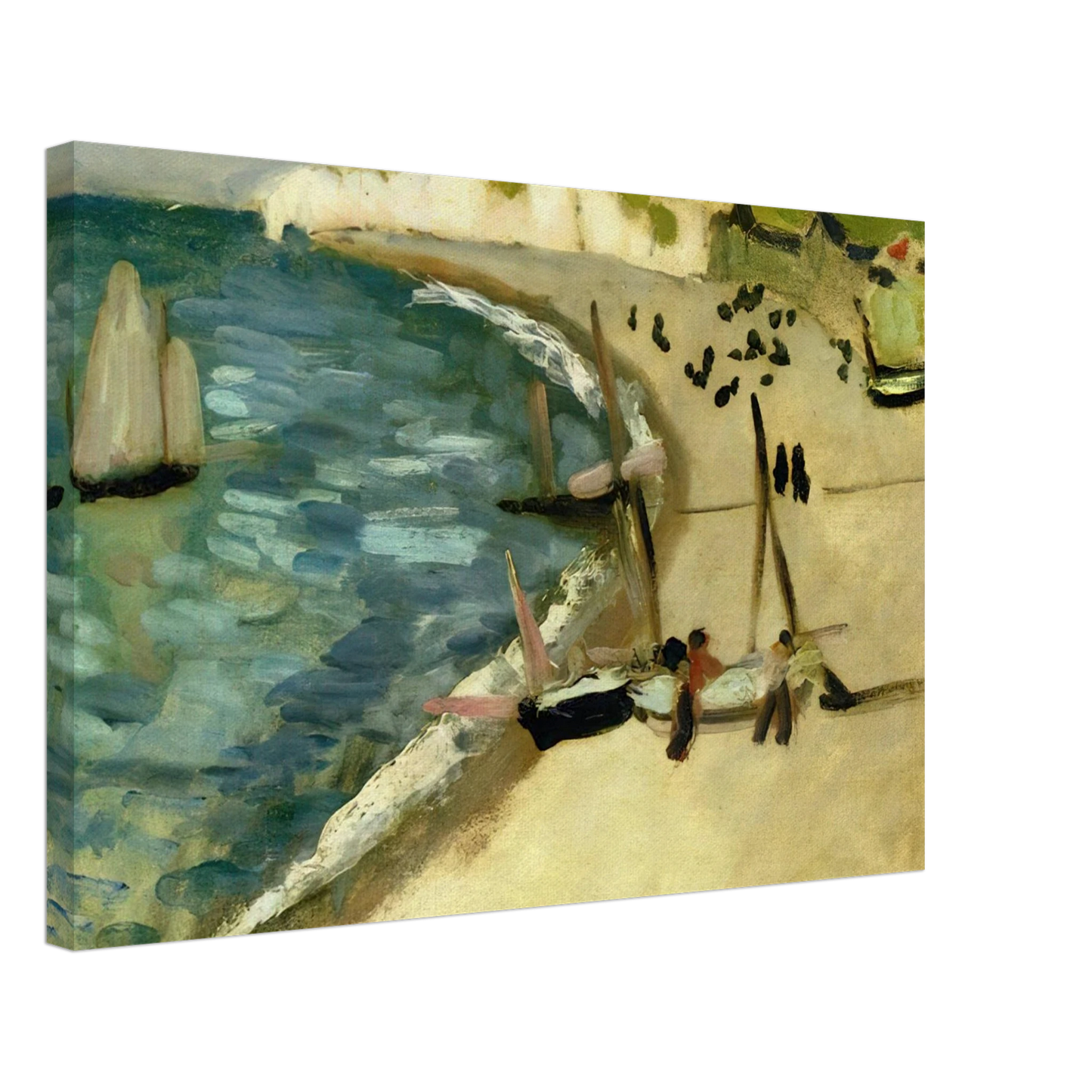 Henri Matisse - AHT AMONT CLIFFS AT ETRETAT 1920 Canvas - 40x60 cm / 16x24 inches-canvas