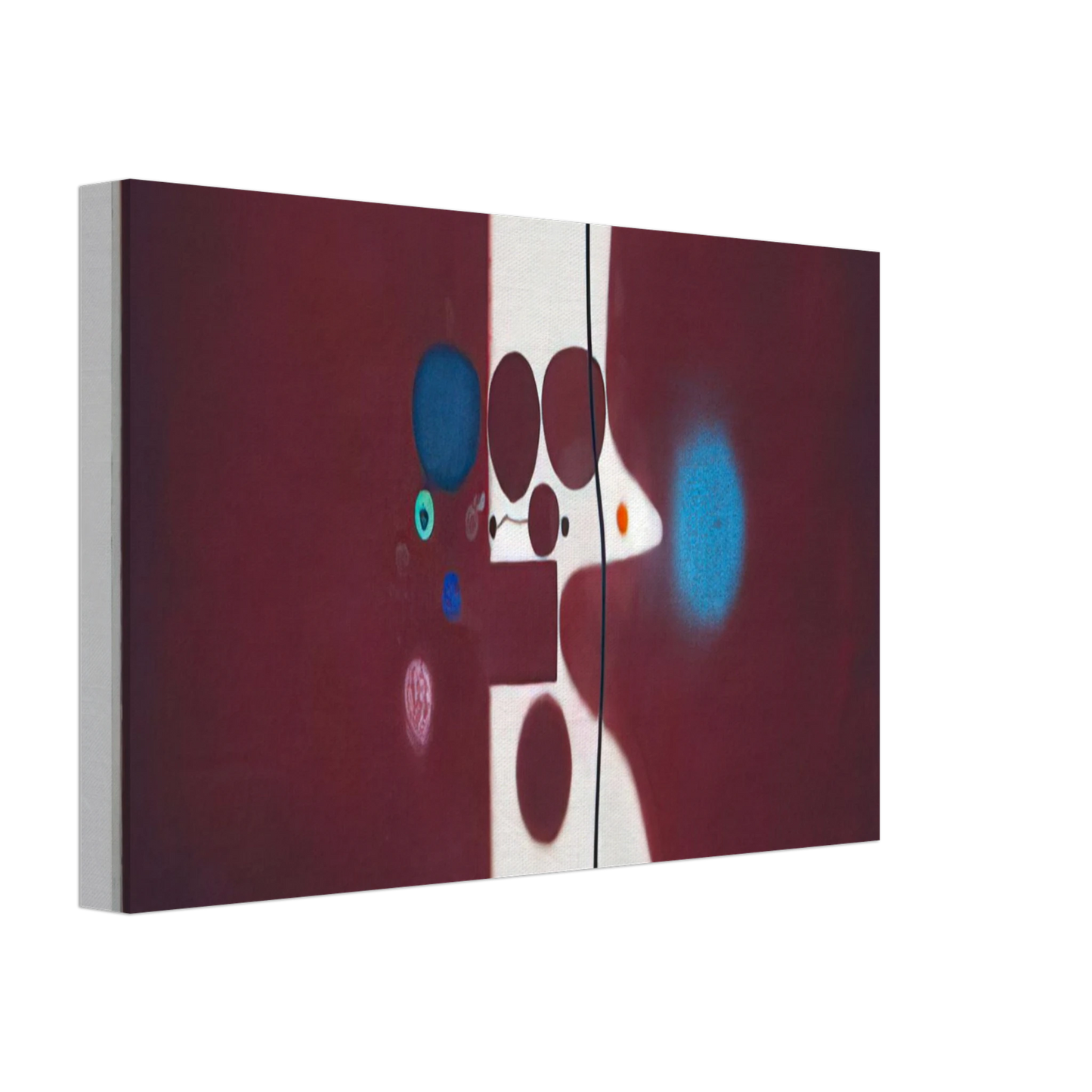 Victor Pasmore - BROWN SYMPHONY 1979 Canvas - 40x60 cm / 16x24 inches-canvas