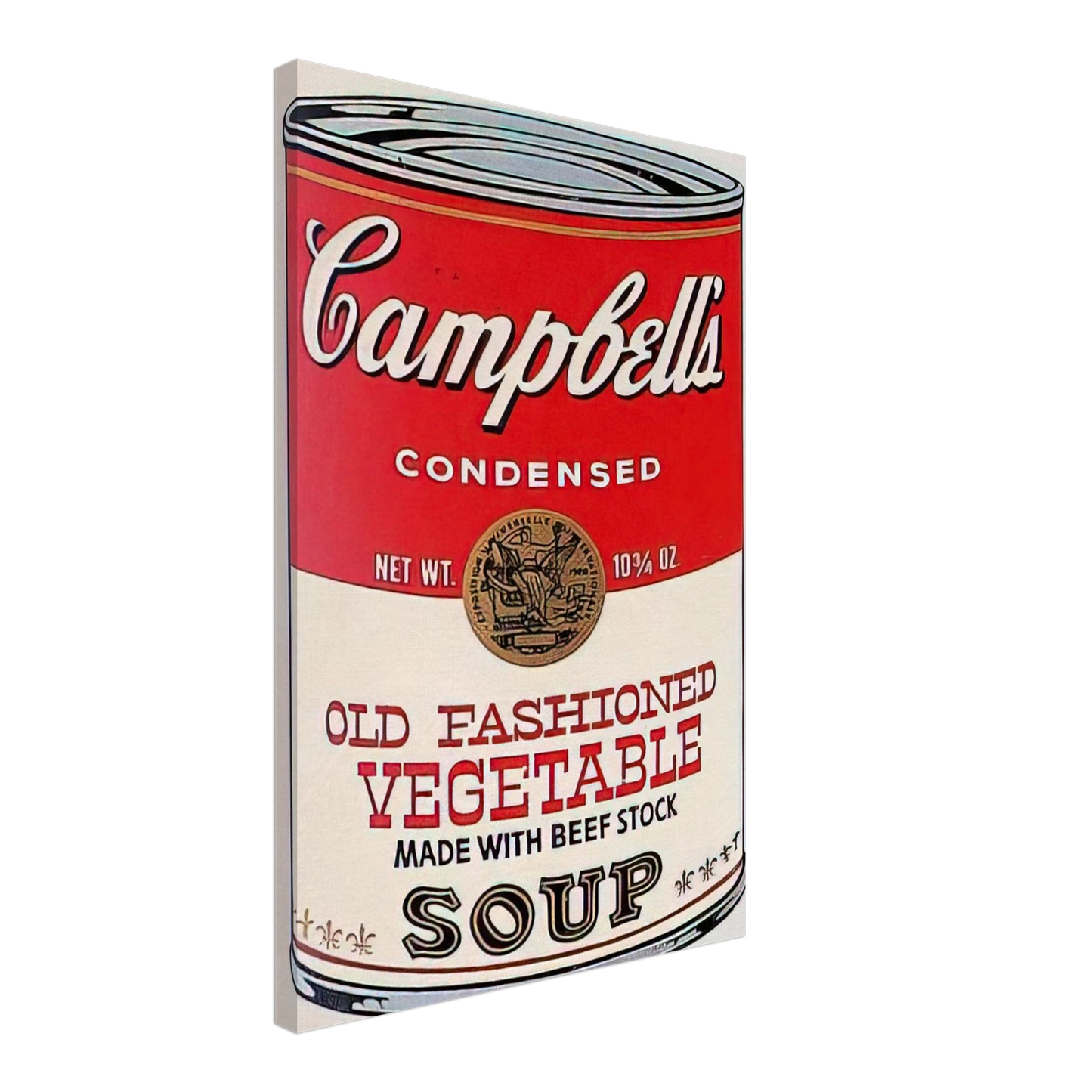 Andy Warhol - Campbell's Soup Can  Old Fashioned Vegetable  Canvas - 70x100 cm / 28x40 inches-canvas