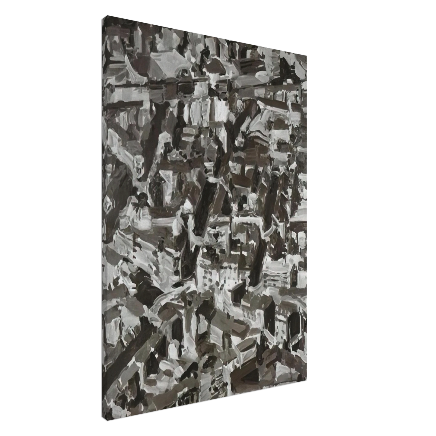 Gerhard Richter - TOWNSCAPE D 1968 Canvas - 20x30 cm / 8x12 inches-canvas