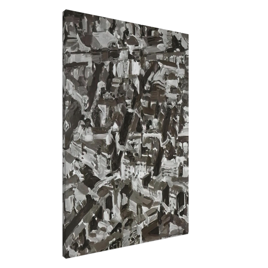 Gerhard Richter - TOWNSCAPE D 1968 Canvas - 20x30 cm / 8x12 inches-canvas