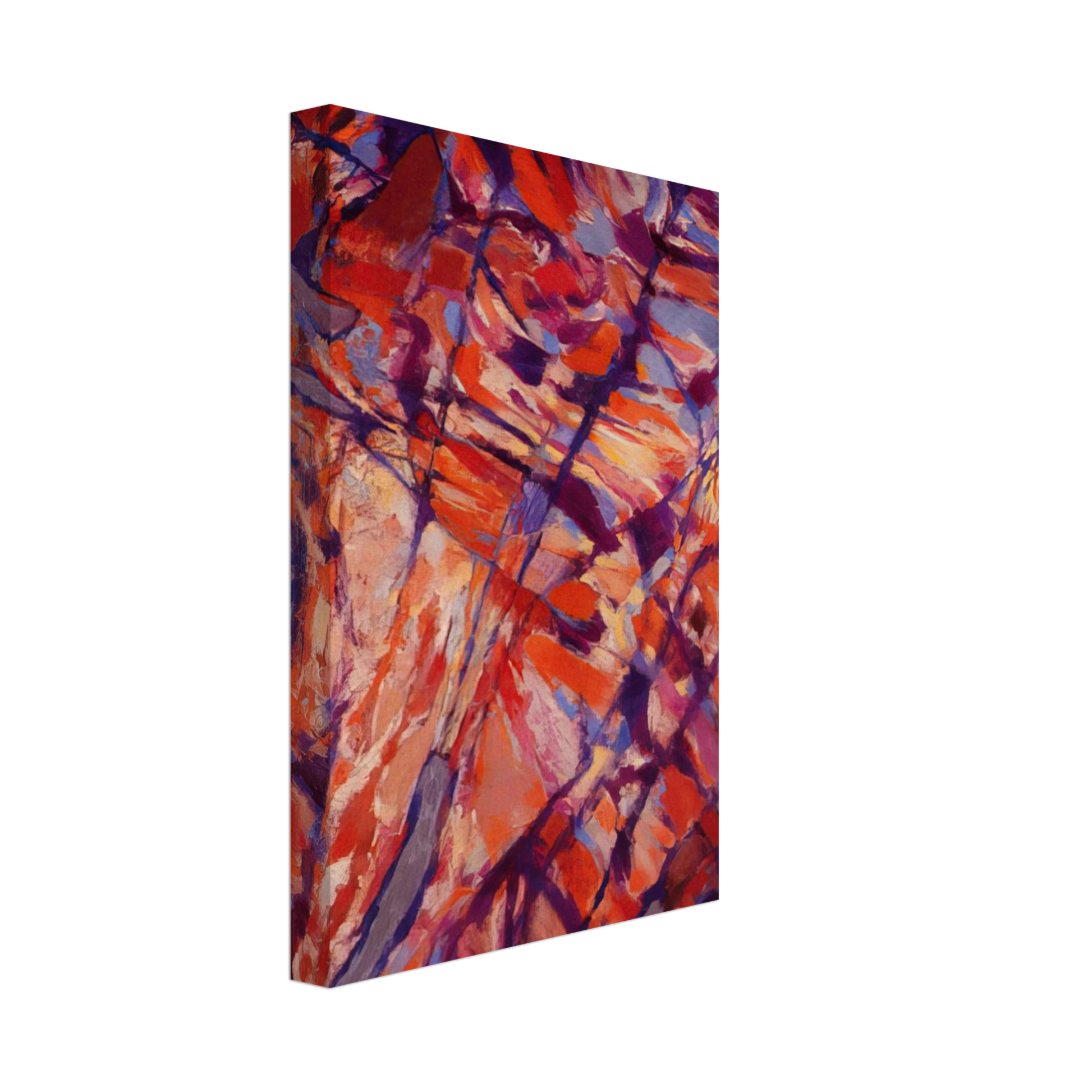 Alfred Manessier - Terre assoiffee I - 1966 Canvas - 40x60 cm / 16x24 inches-canvas