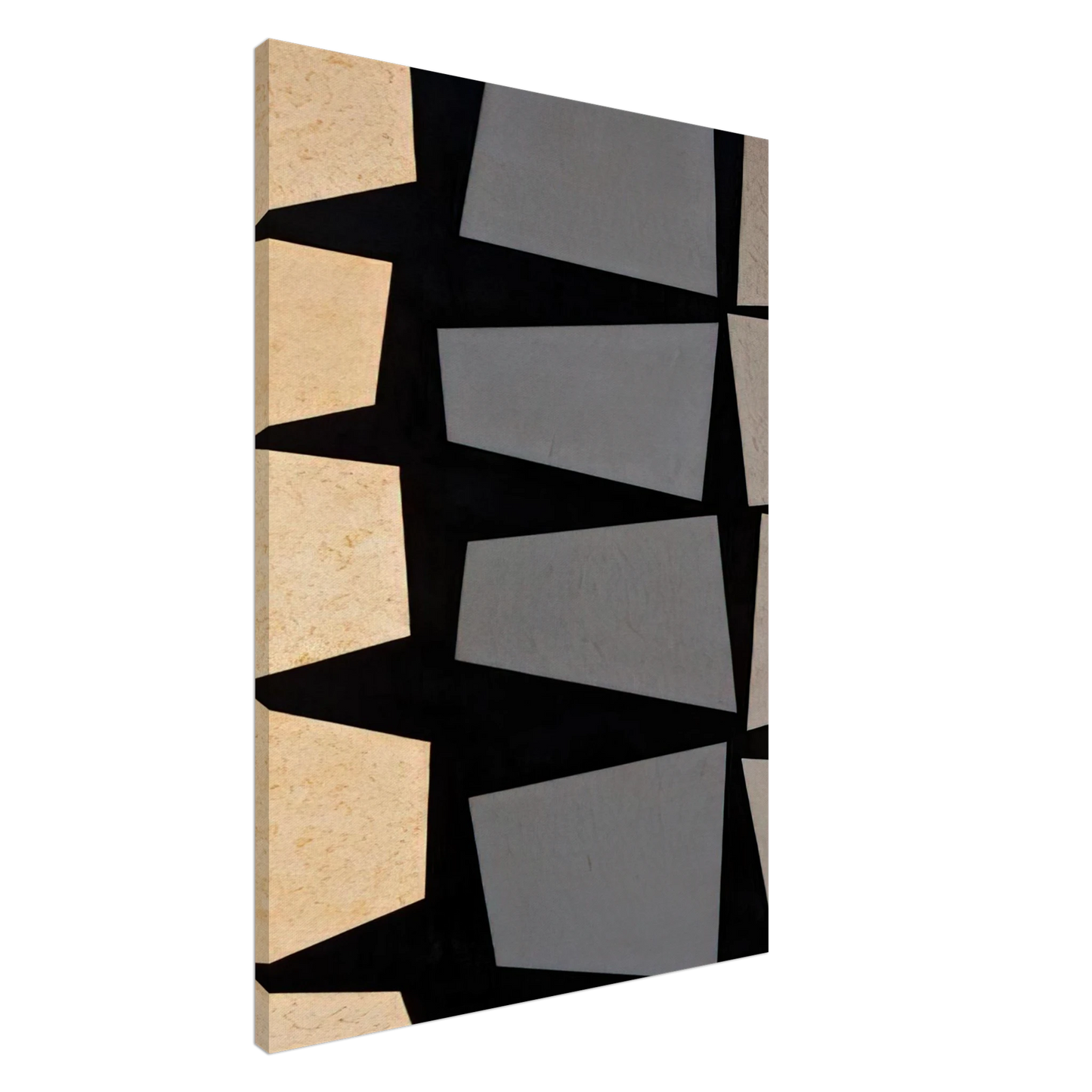 Karl Benjamin - Untitled - 1958 Canvas - 20x30 cm / 8x12 inches-canvas