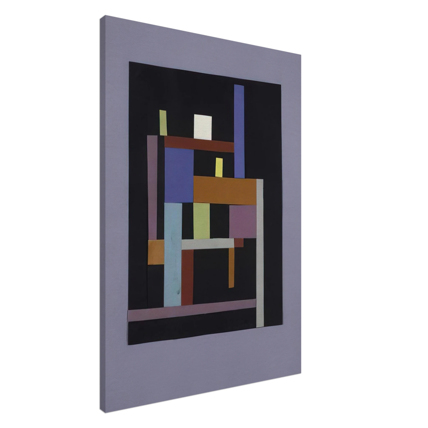 Ad Reinhardt - Collage - 1938 Canvas - 20x30 cm / 8x12 inches-canvas