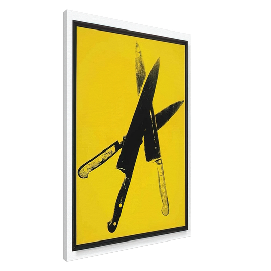 Andy Warhol - Knives Canvas - 20x30 cm / 8x12 inches-canvas