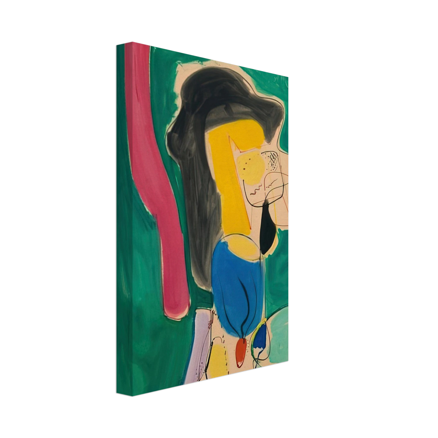 Hans Hofmann - The Mannequin Canvas - 70x100 cm / 28x40 inches-canvas