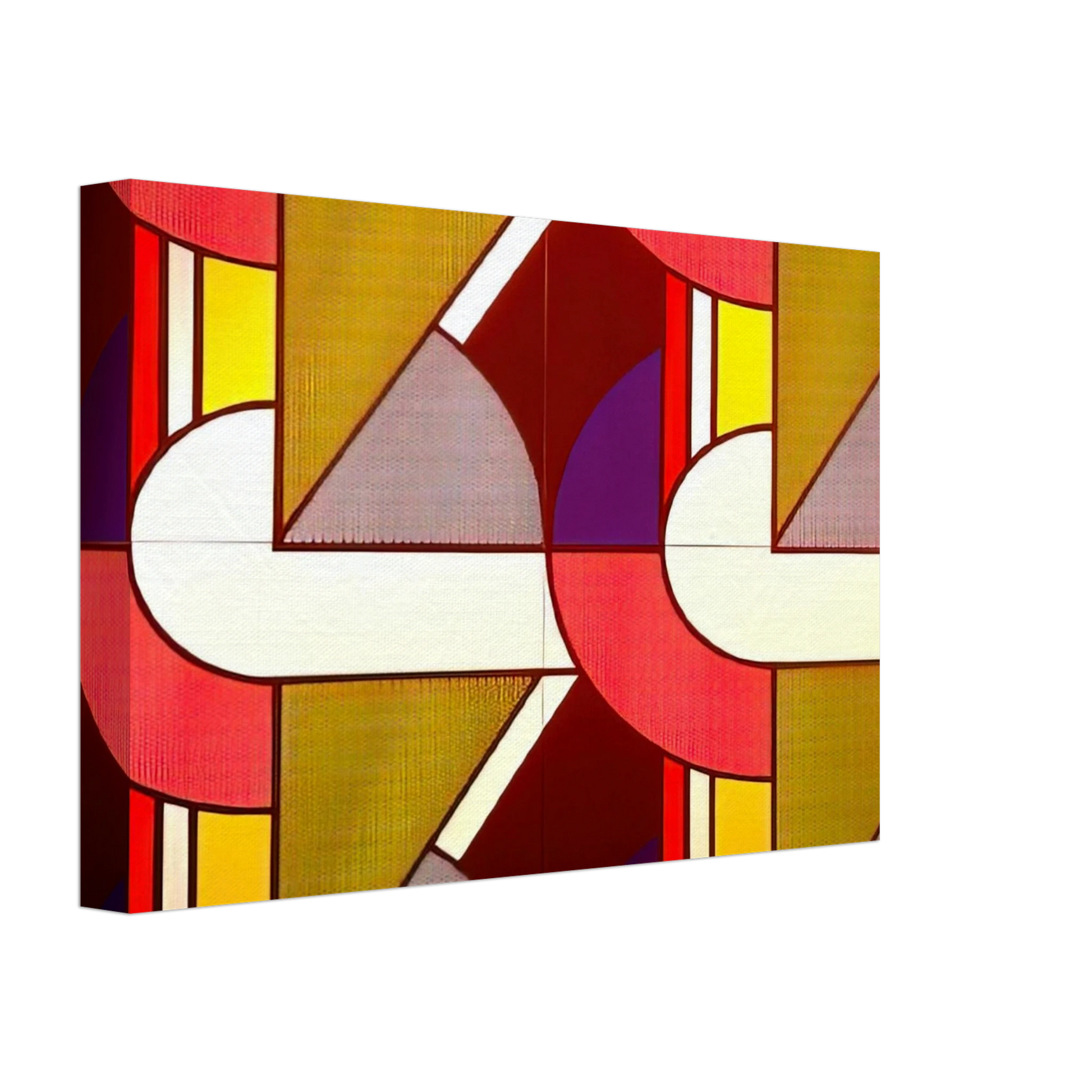 Roy Lichtenstein - MODULAR PAINTING WITH FOUR PANELS 2 1969 Canvas - 40x60 cm / 16x24 inches-canvas