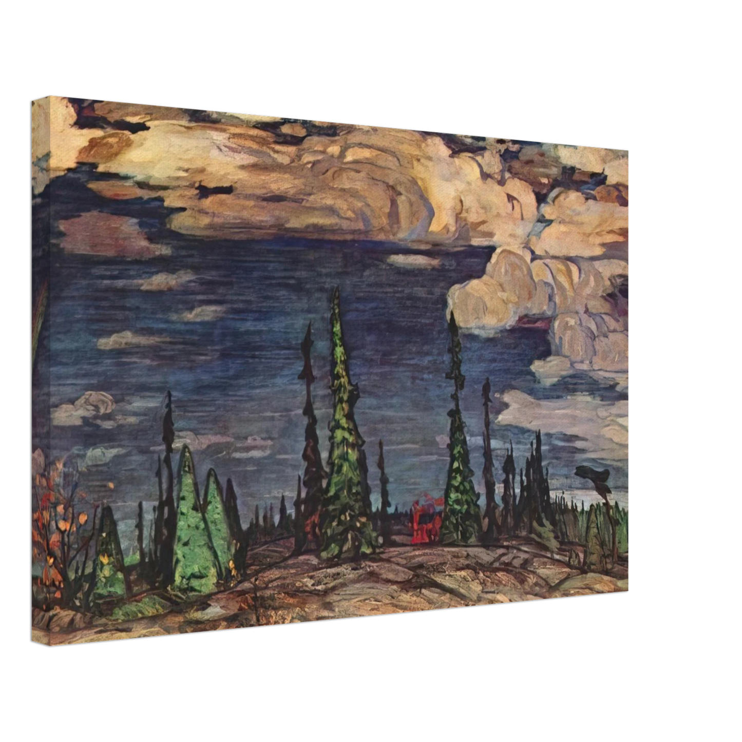 A.Y. Jackson - Terre Sauvage - 1913 Canvas - 70x100 cm / 28x40 inches-canvas