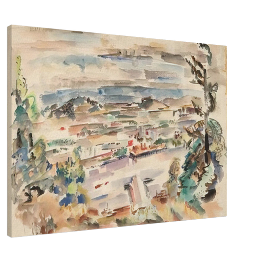 Mark Rothko - Untitled - 1929 Canvas - 20x30 cm / 8x12 inches-canvas