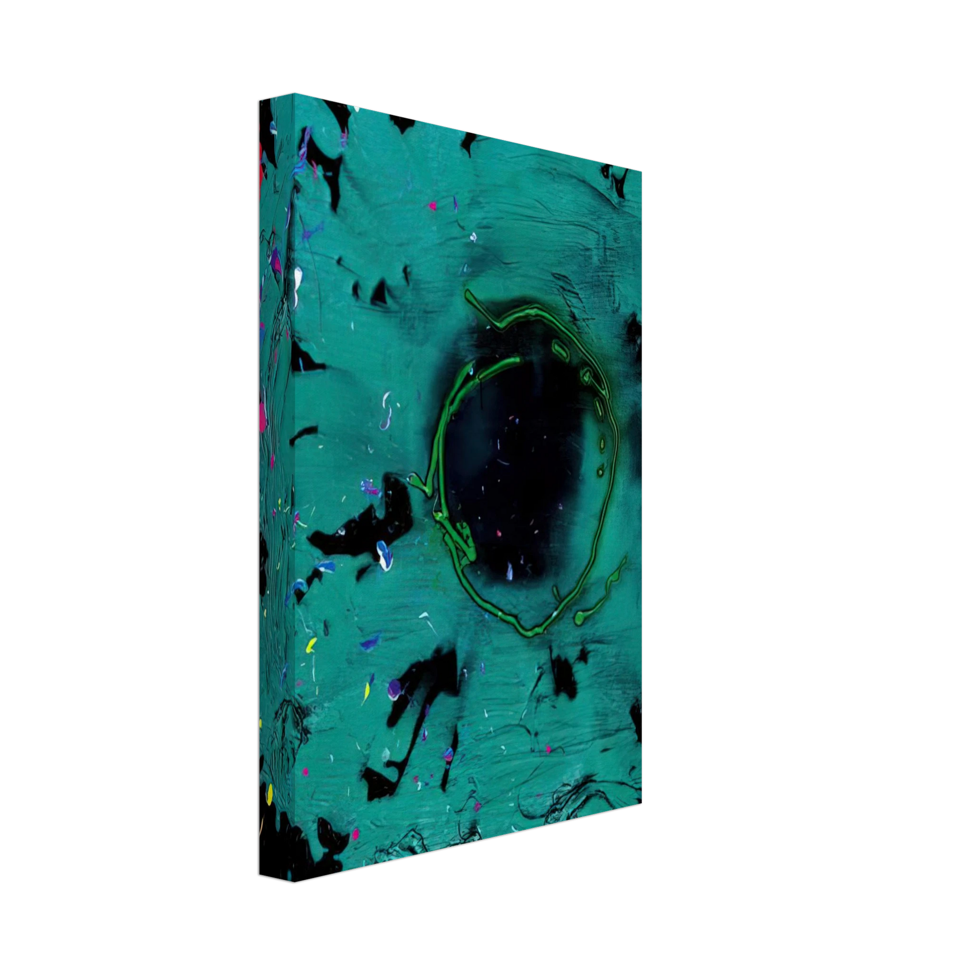 John Hoyland - Eyes That Dream - 20.3.08 Clifford Dies - 2008 Canvas - 40x60 cm / 16x24 inches-canvas