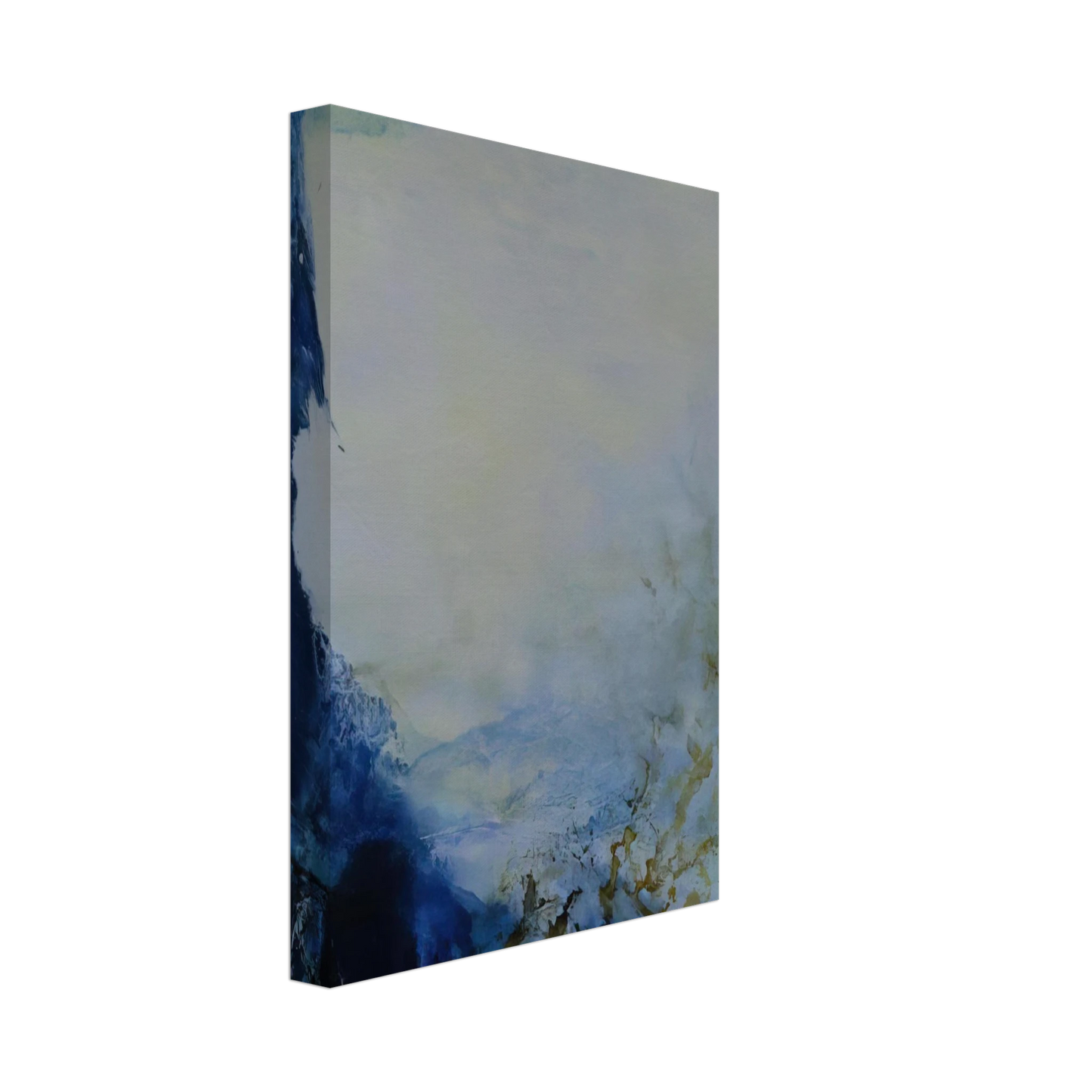 Zao Wou-Ki - 04 08 1993 1993 Canvas - 40x60 cm / 16x24 inches-canvas