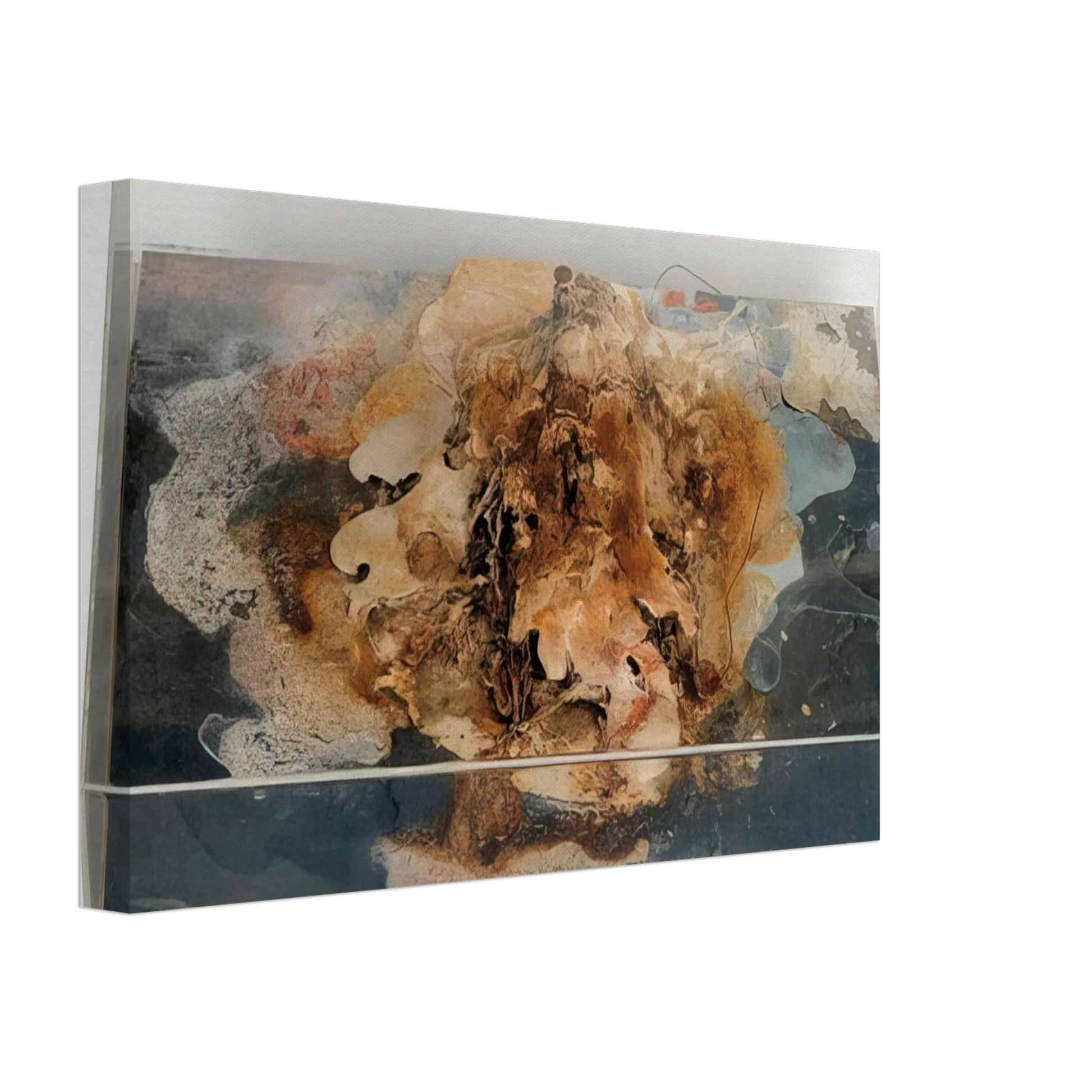 Dieter Roth - Small Island - 1968 Canvas - 70x100 cm / 28x40 inches-canvas