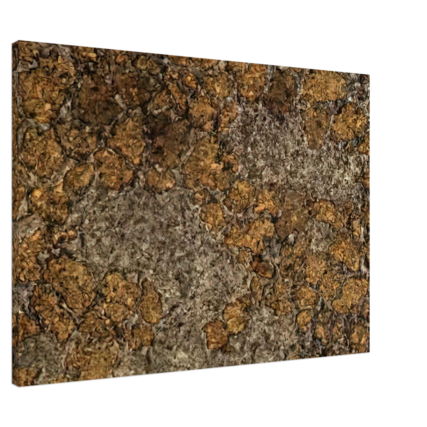 Jean Dubuffet - LIFE WITHOUT THE MAN III Canvas - 20x30 cm / 8x12 inches-canvas