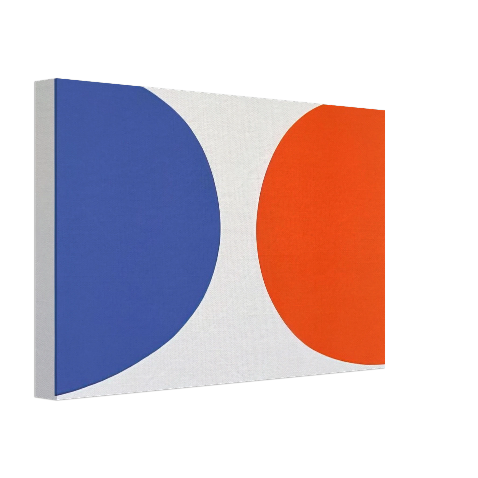 Ellsworth Kelly - Blue and Orange from Suite of Twenty-Seven Color Lithographs Canvas - 40x60 cm / 16x24 inches-canvas