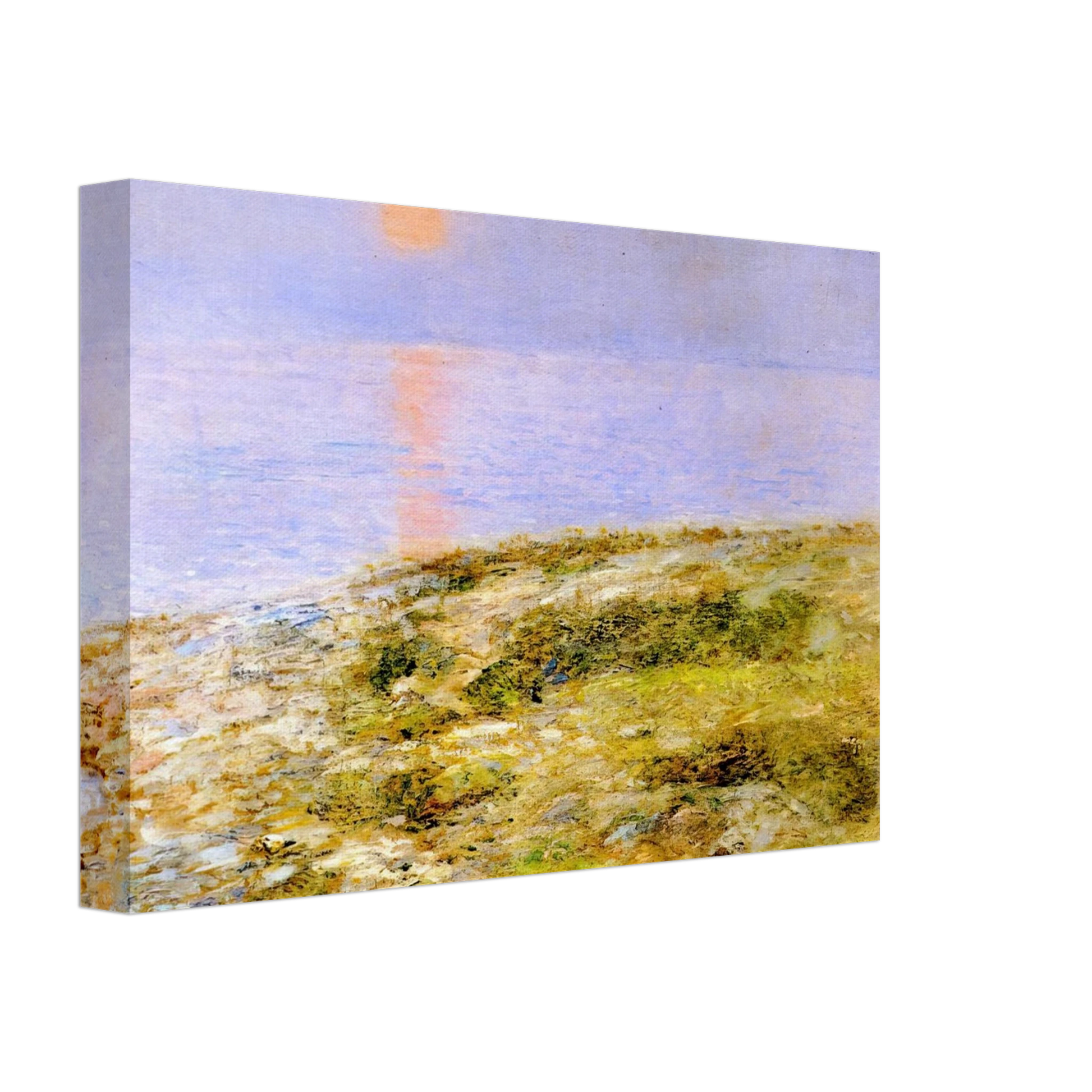 Childe Hassam - Sunset, Isle of Shoals Canvas - 70x100 cm / 28x40 inches-canvas