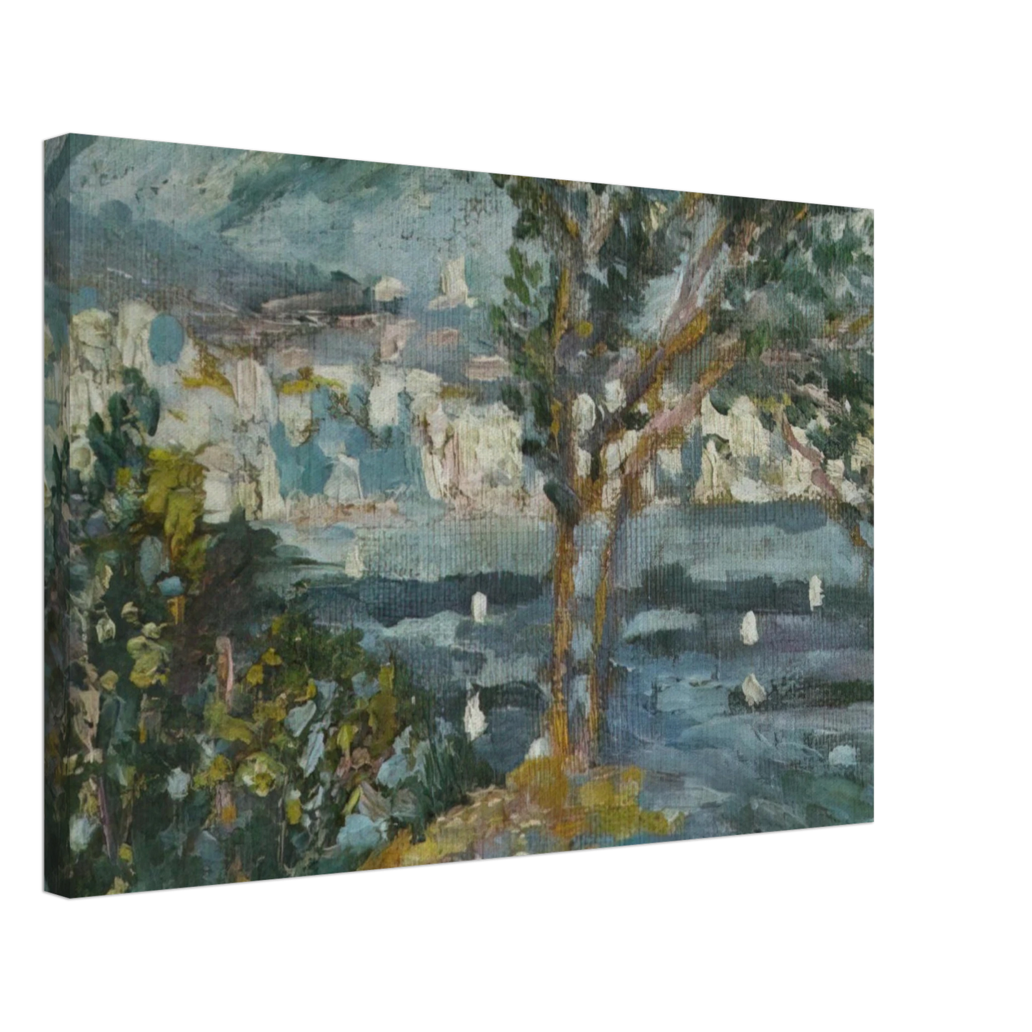 Salvador Dali - LANDSCAPE CADAQUES 1920 Canvas - 40x60 cm / 16x24 inches-canvas