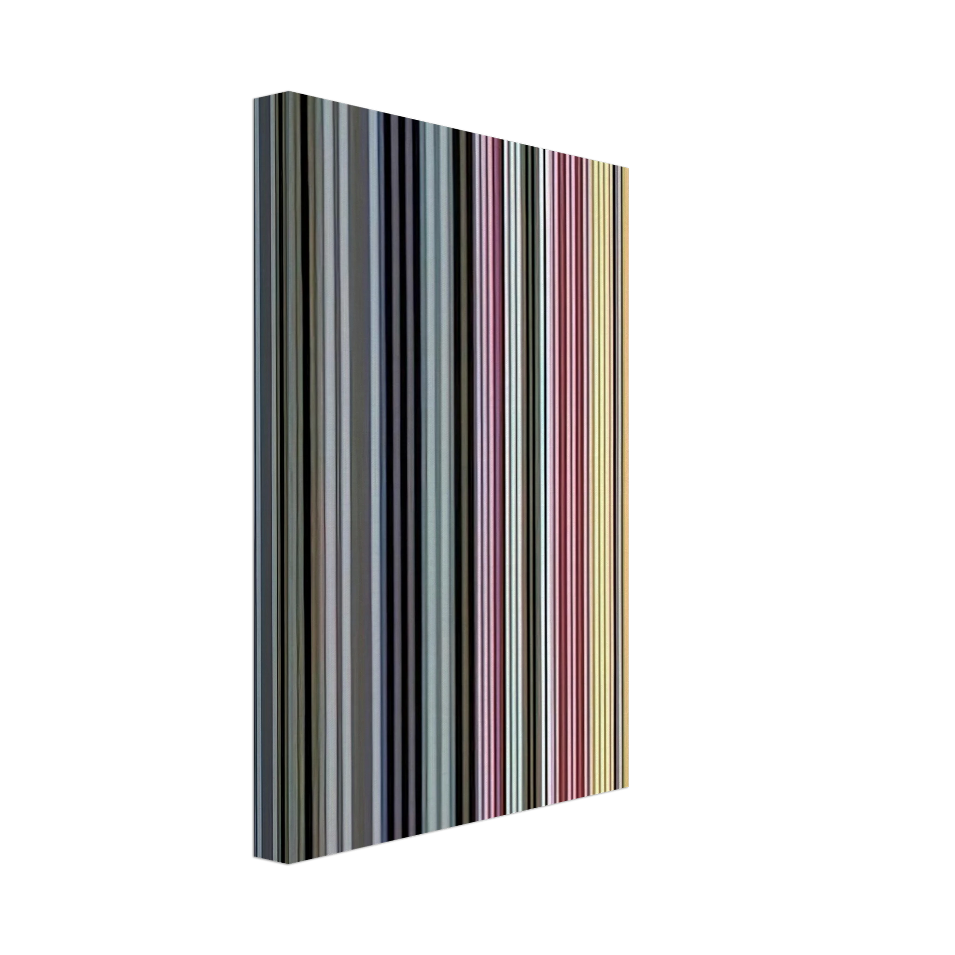 Gene Davis - Alice Tully Hall Sampler - 1961 Canvas - 70x100 cm / 28x40 inches-canvas