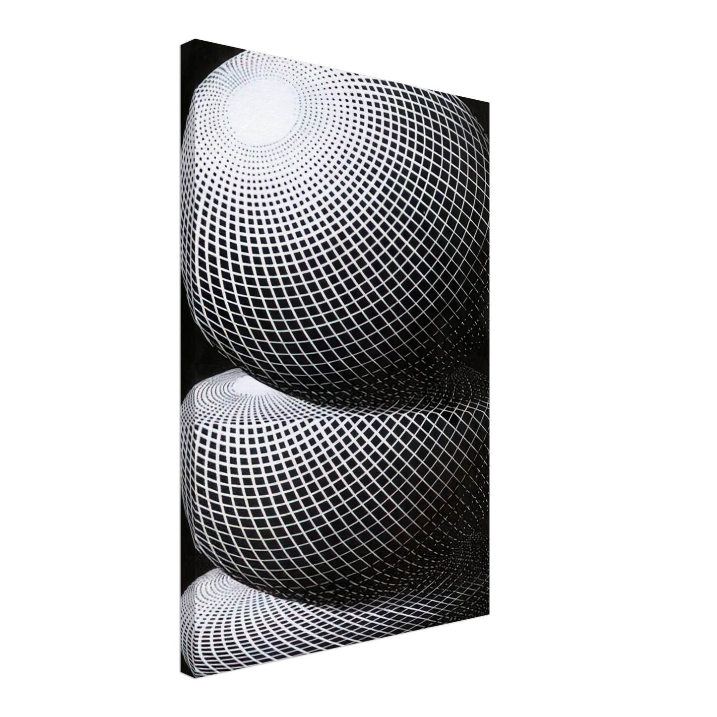 MC Escher - THREE SPHERES I SCHEME Canvas - 40x60 cm / 16x24 inches-canvas