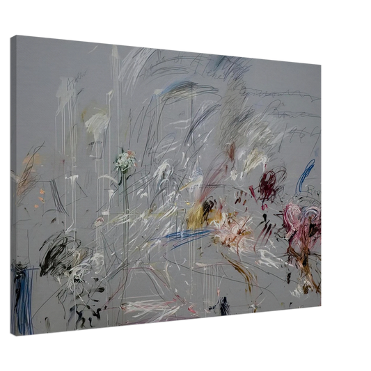 Cy Twombly - School of Athens Canvas - 20x30 cm / 8x12 inches-canvas