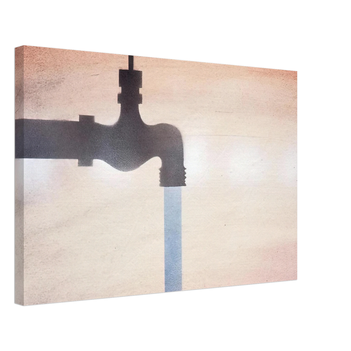 Edward Ruscha - FAUCET Canvas - 70x100 cm / 28x40 inches-canvas