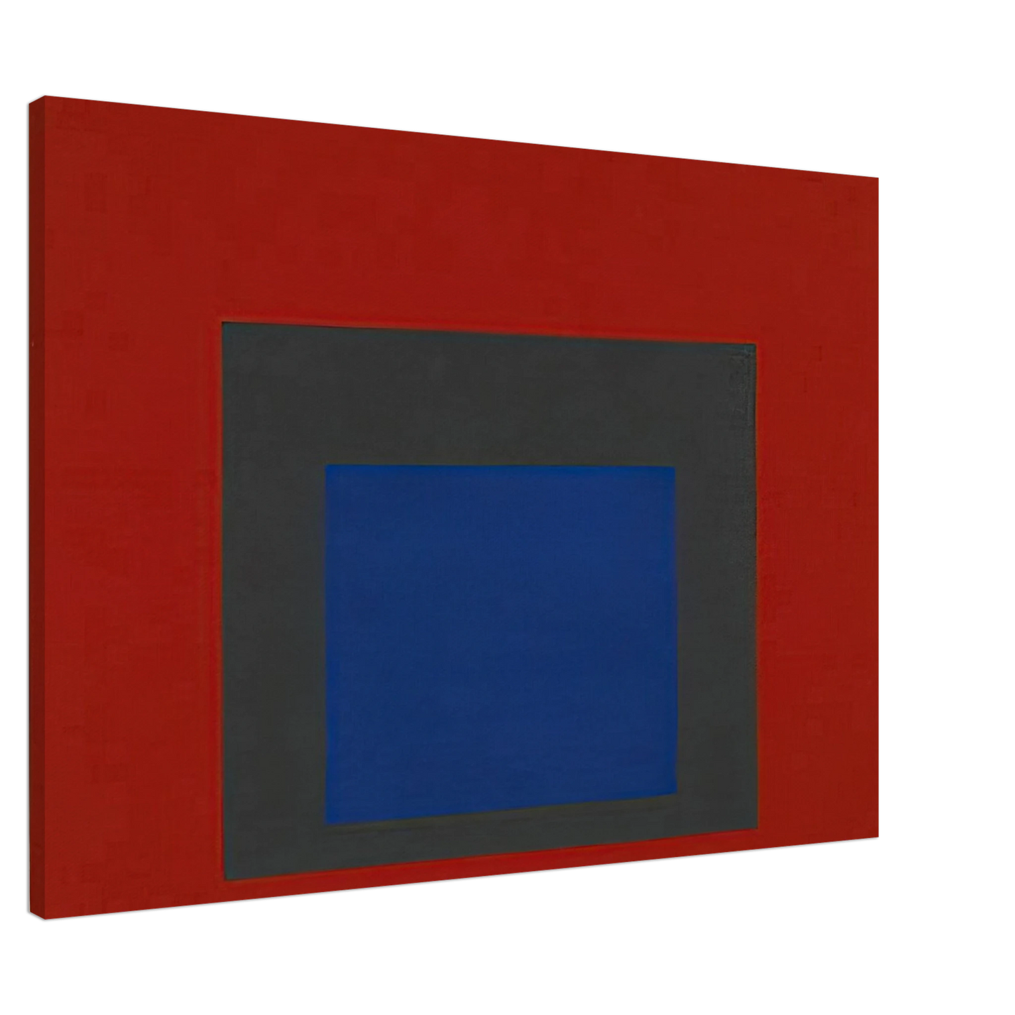 Josef Albers - HOMAGE TO THE SQUARE 1950 Canvas - 20x30 cm / 8x12 inches-canvas