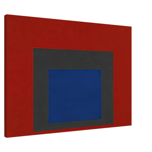 Josef Albers - HOMAGE TO THE SQUARE 1950 Canvas - 20x30 cm / 8x12 inches-canvas