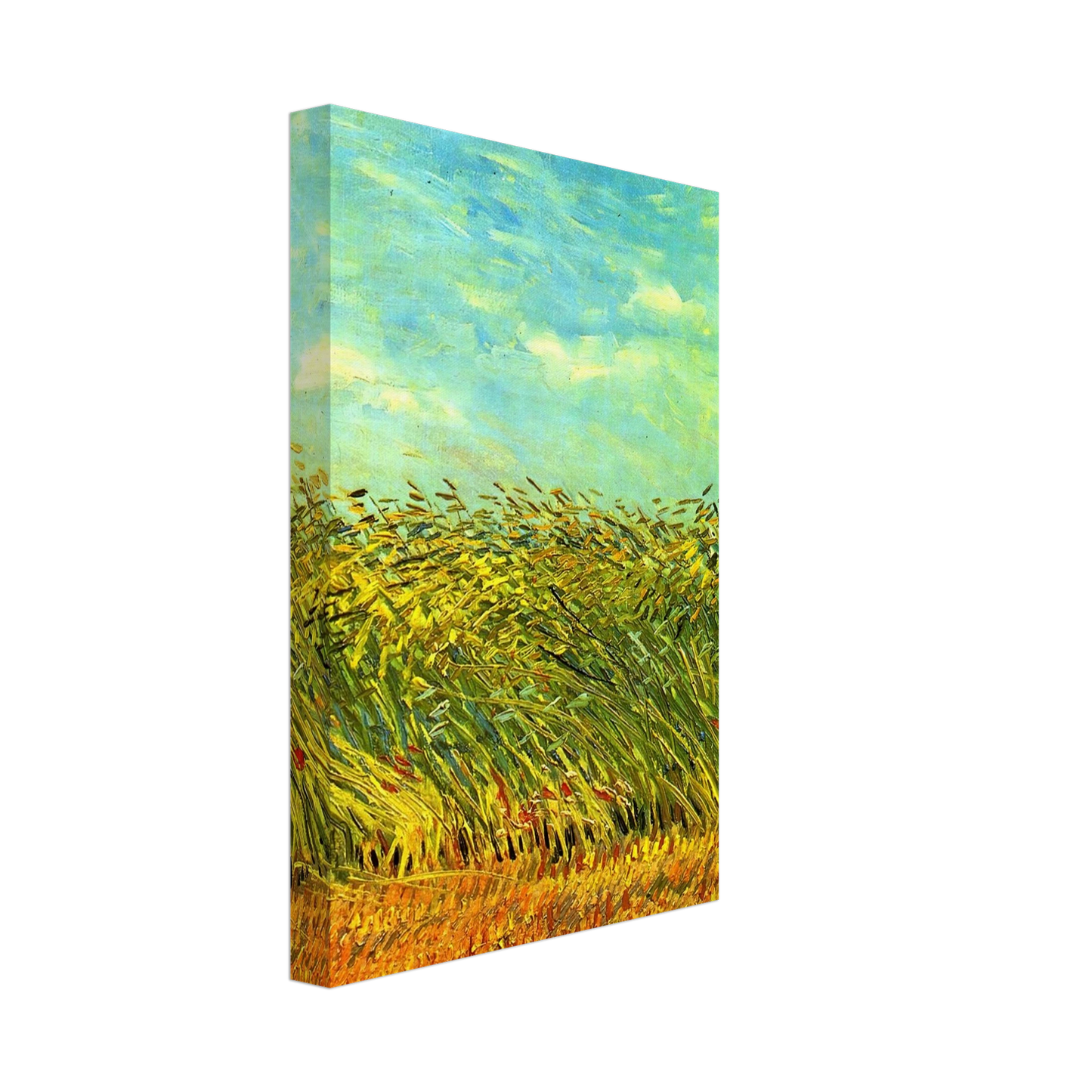 Vincent van Gogh - Wheat Field with a Lark Canvas - 40x60 cm / 16x24 inches-canvas