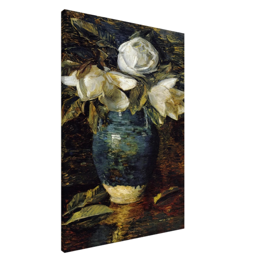 Childe Hassam - Giant Magnolias Canvas - 20x30 cm / 8x12 inches-canvas