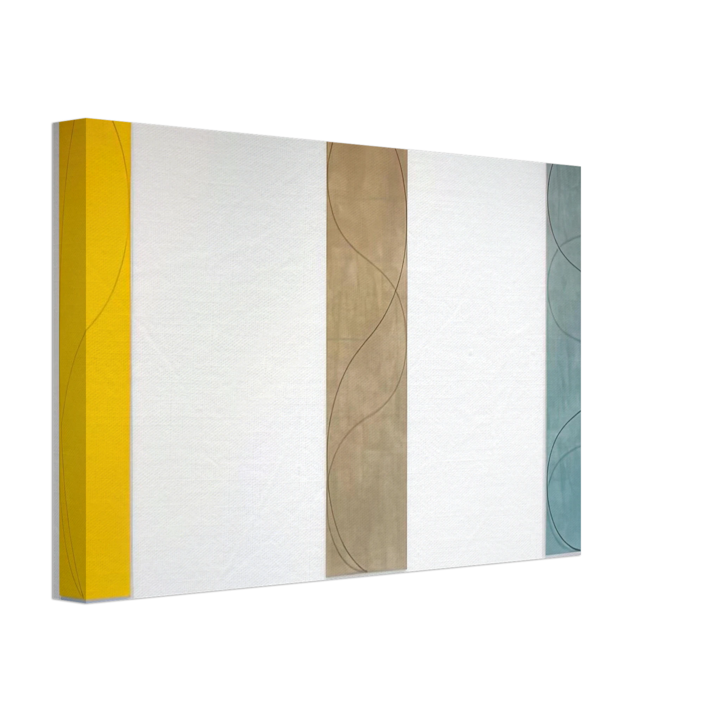 Robert Mangold - COLUMN PAINTINGS 2004 Canvas - 70x100 cm / 28x40 inches-canvas