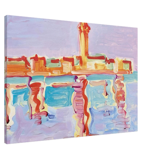 Charles Lapicque - Untitled - 1955 Canvas - 20x30 cm / 8x12 inches-canvas