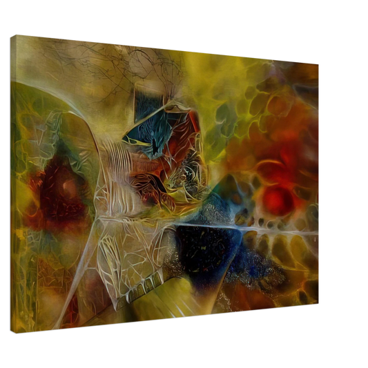 Jimmy Ernst - Biological Discovery - 1944 Canvas - 20x30 cm / 8x12 inches-canvas