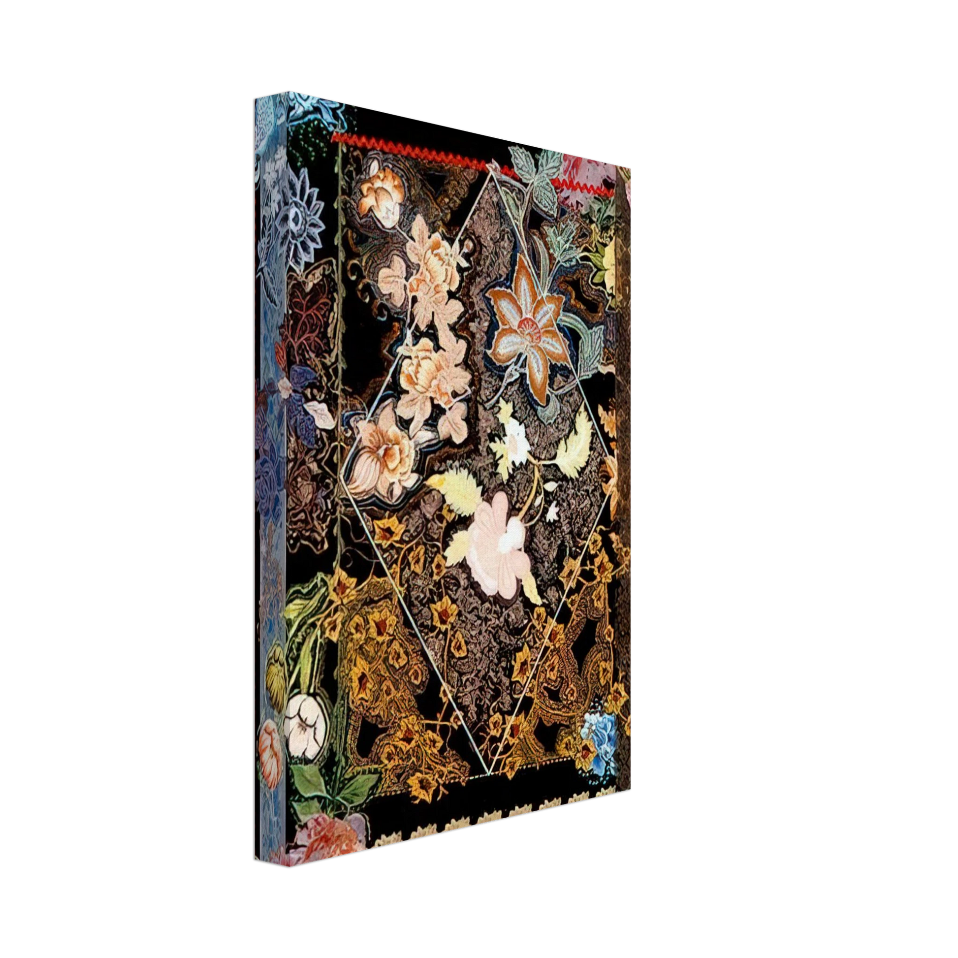 Miriam Schapiro - Gates of Paradise - 1980 Canvas - 70x100 cm / 28x40 inches-canvas