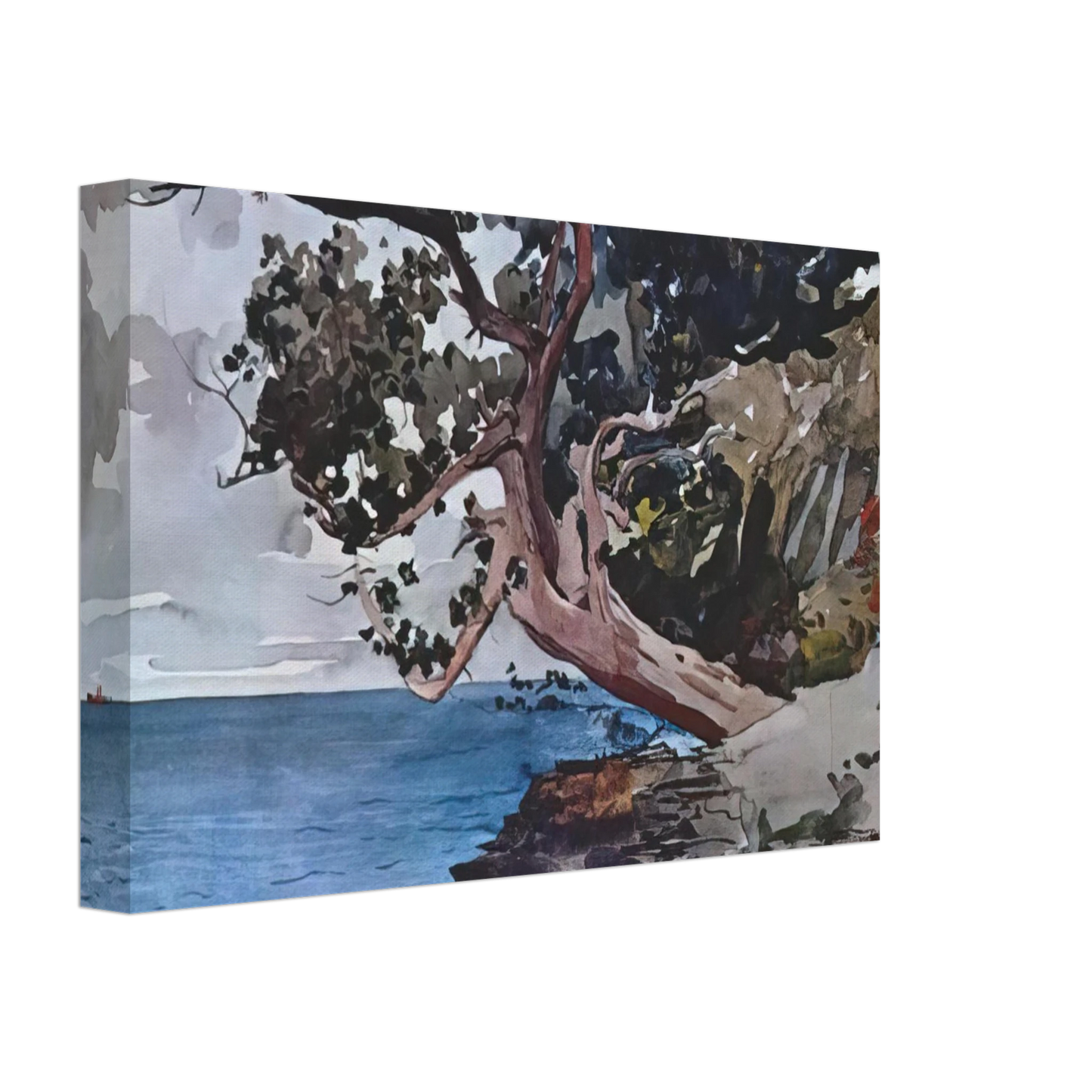 Winslow Homer - NORTH ROAD BERMUDA Canvas - 70x100 cm / 28x40 inches-canvas