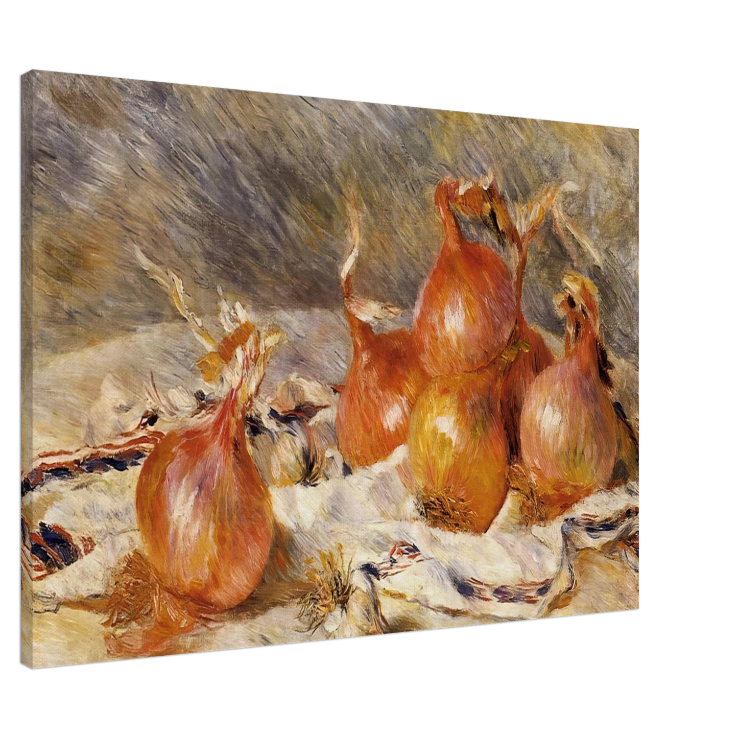 Pierre-Auguste Renoir - Onions Canvas - 20x30 cm / 8x12 inches-canvas