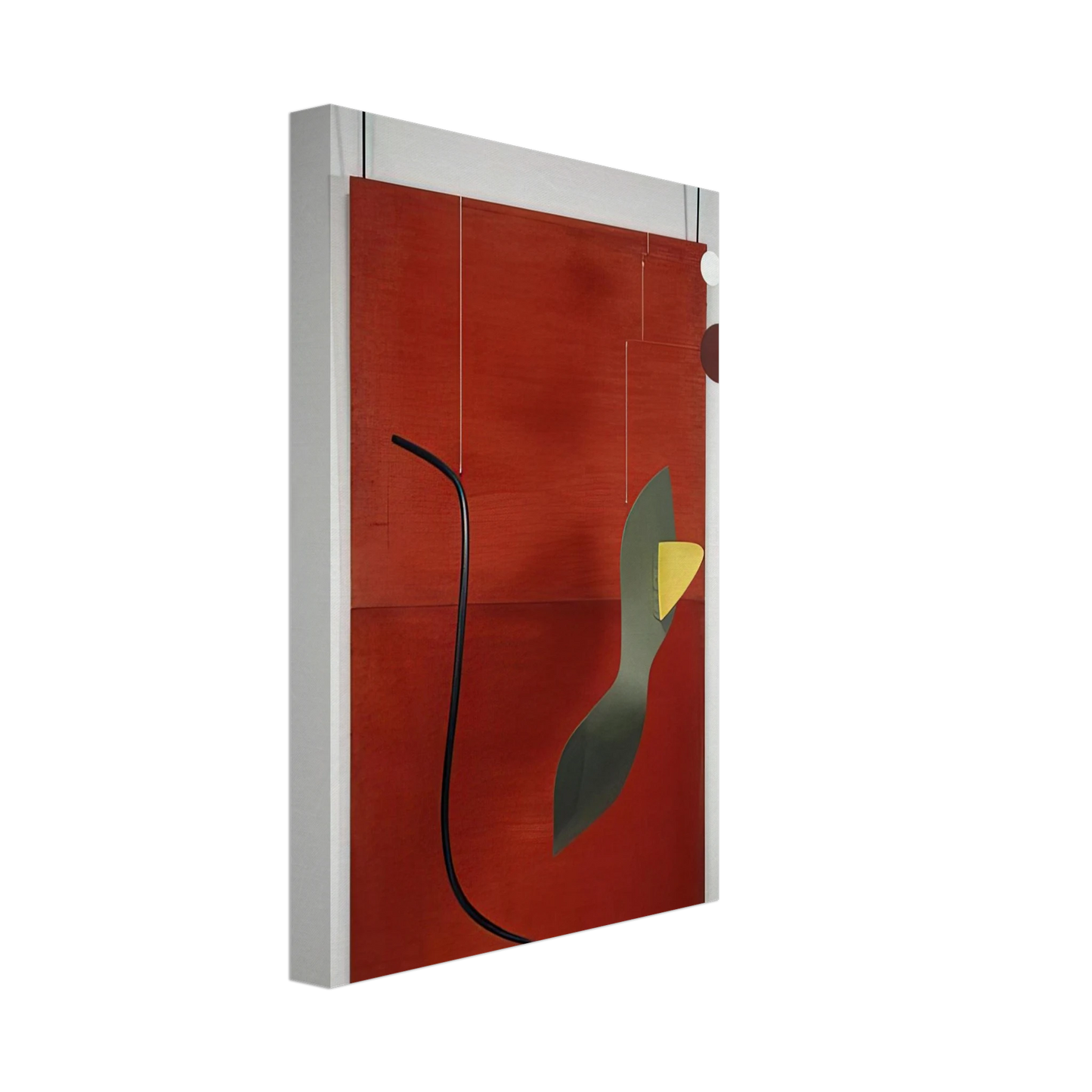 Alexander Calder - RED PANEL 1936 Canvas - 70x100 cm / 28x40 inches-canvas