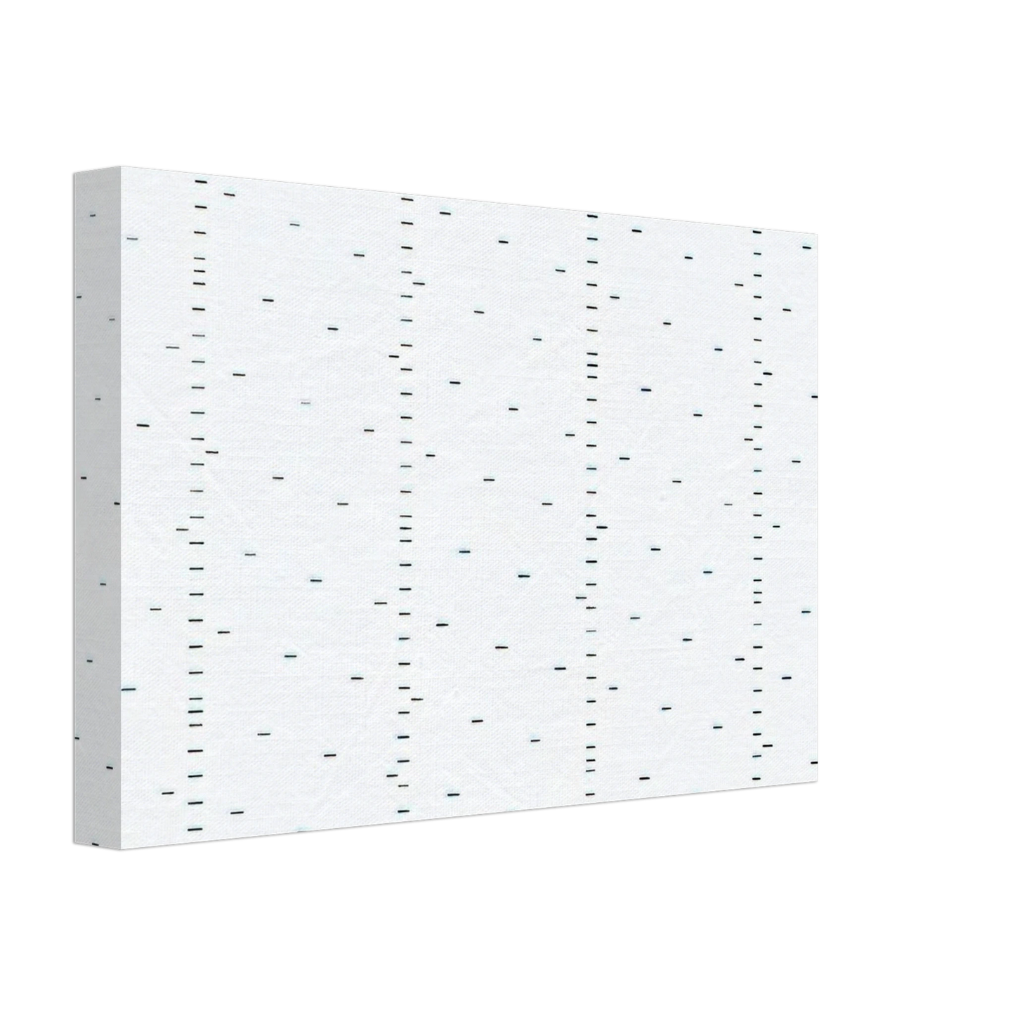 Francois Morellet - Every 15 cms, every 16 cms dash of one cm long - 1974 Canvas - 70x100 cm / 28x40 inches-canvas