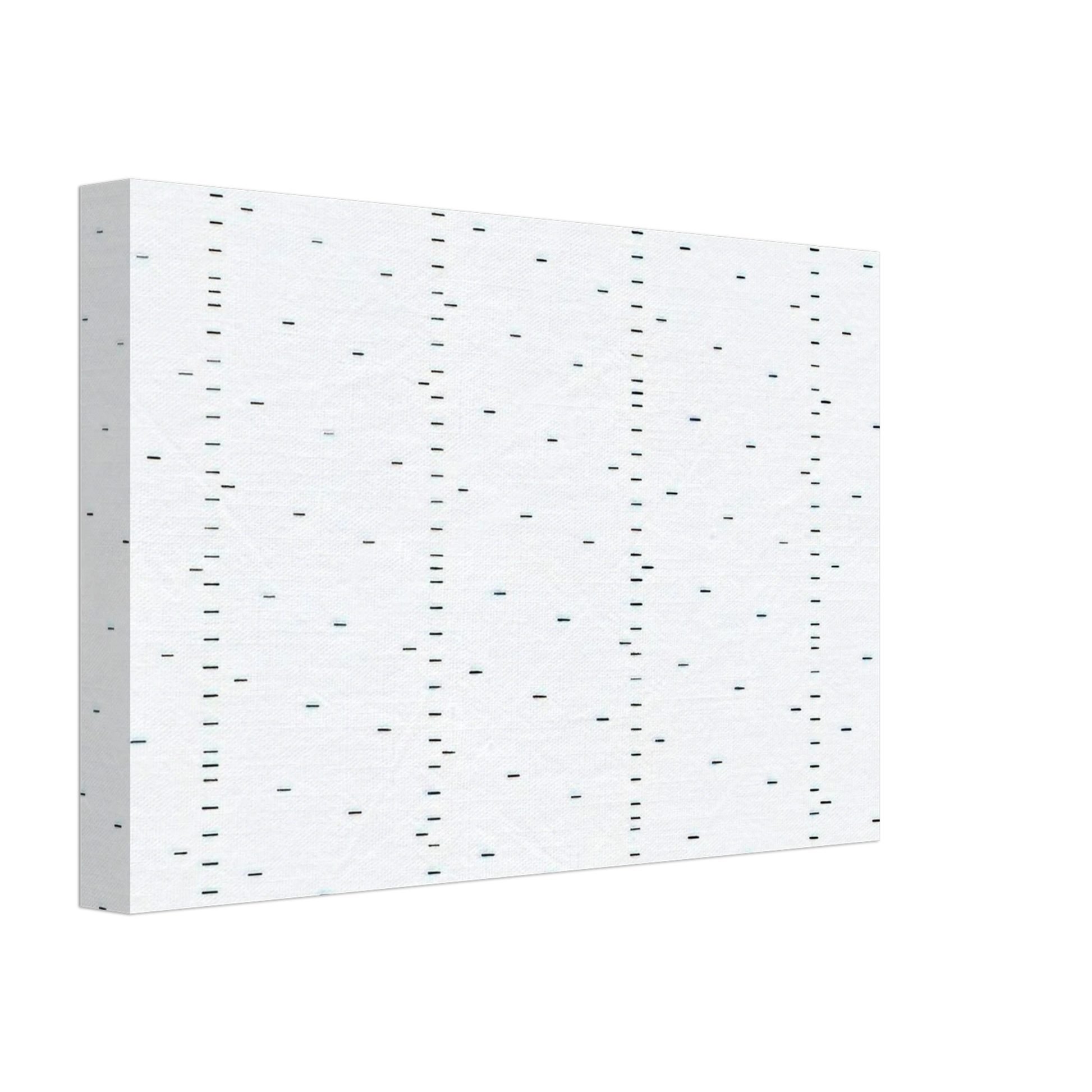 Francois Morellet - Every 15 cms, every 16 cms dash of one cm long - 1974 Canvas - 70x100 cm / 28x40 inches-canvas