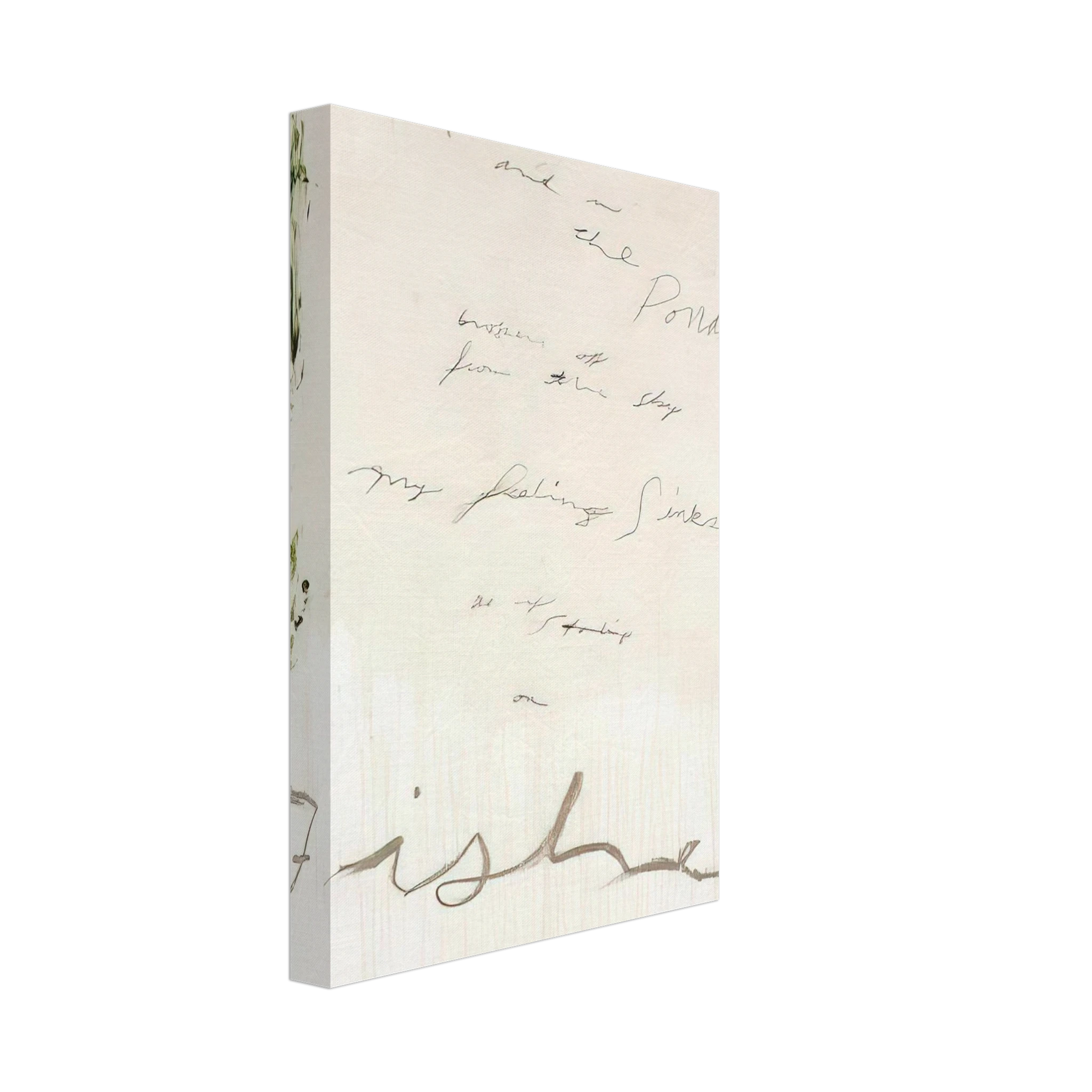 Cy Twombly - Untitled Part I Canvas - 40x60 cm / 16x24 inches-canvas