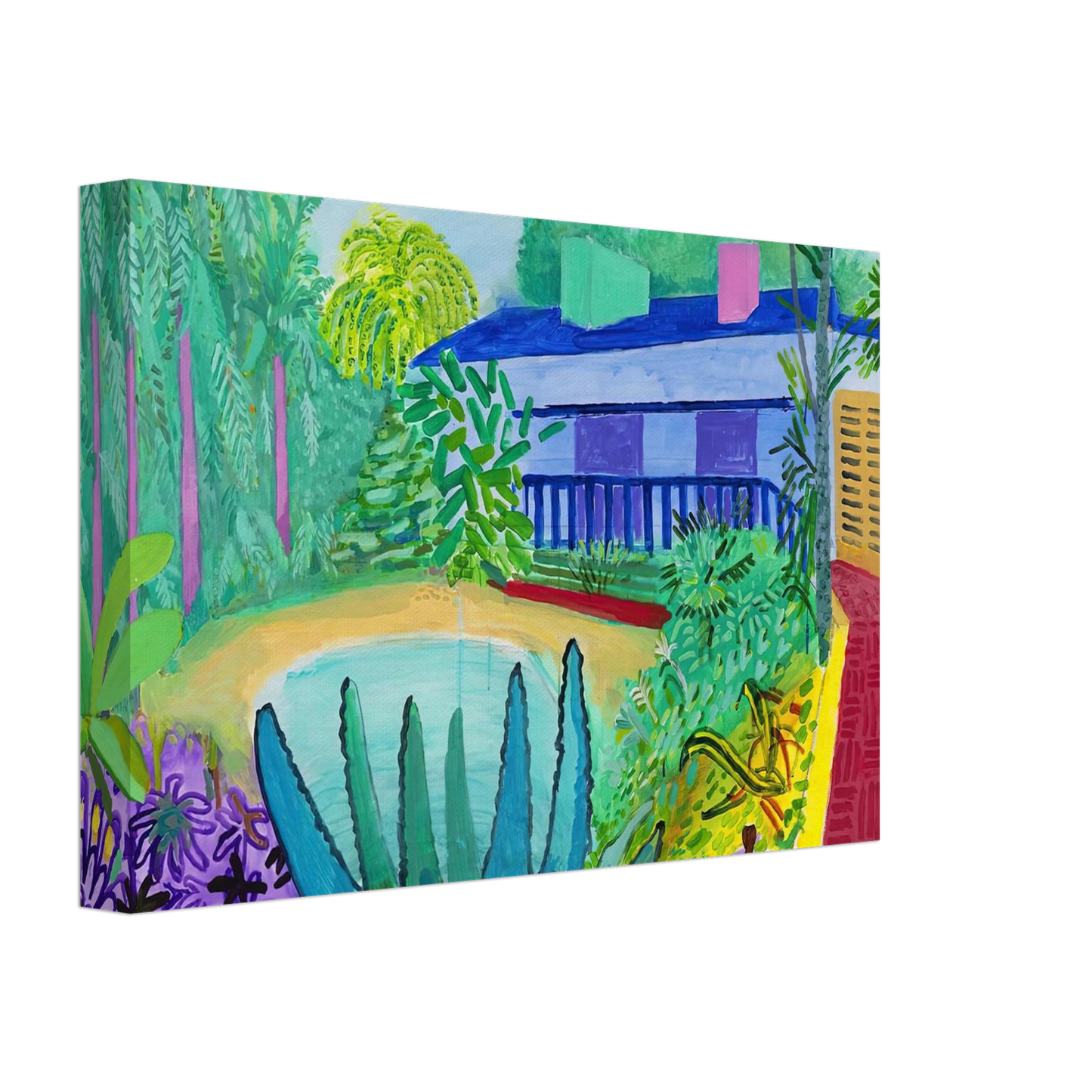 David Hockney - David Hockney Canvas - 40x60 cm / 16x24 inches-canvas