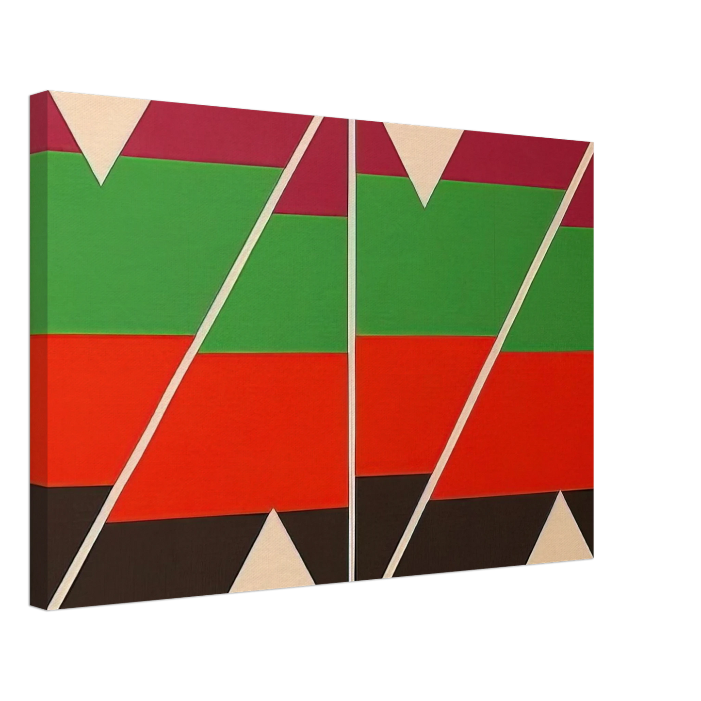 Larry Zox - Scissors Jack - 1974 Canvas - 40x60 cm / 16x24 inches-canvas