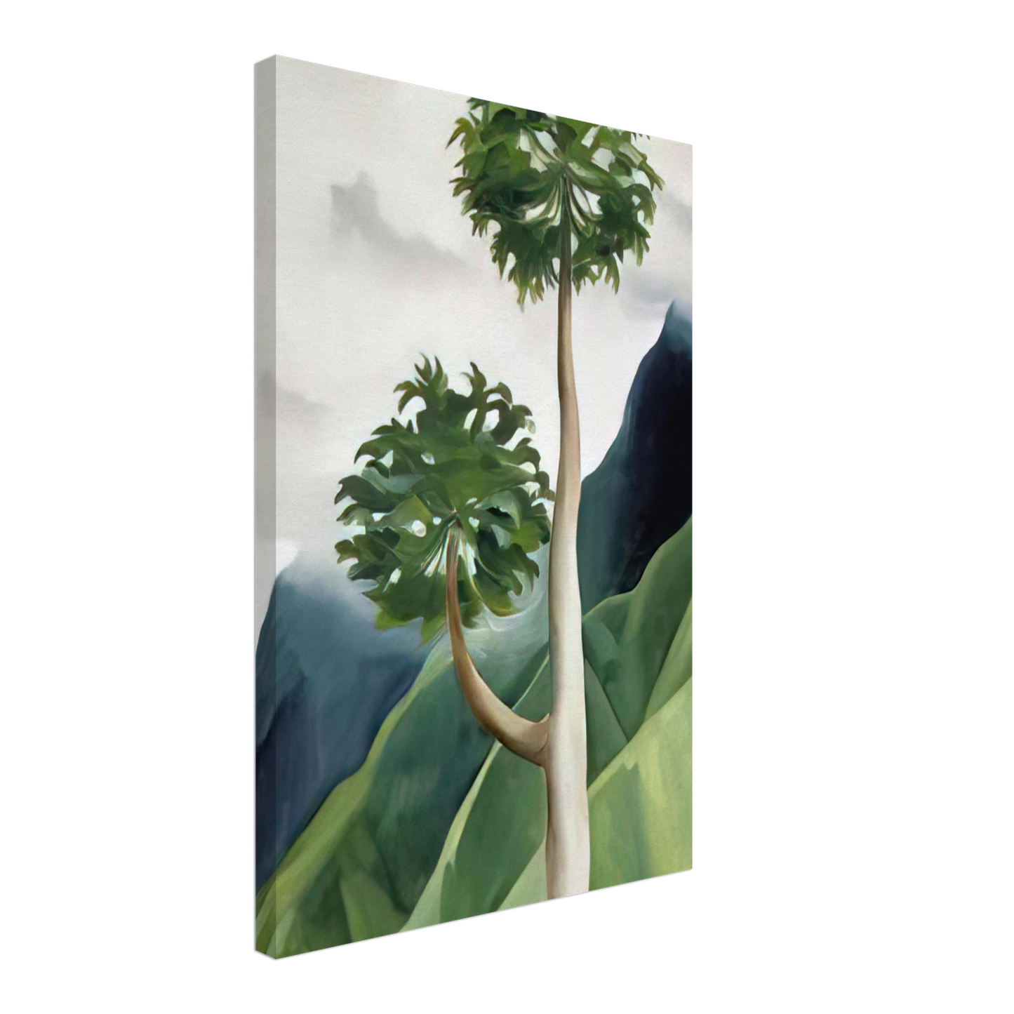 Georgia O'Keeffe - Papaya Tree-Iao Valley Canvas - 40x60 cm / 16x24 inches-canvas