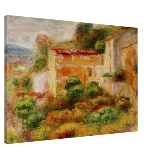 Pierre-Auguste Renoir - Maison de la Poste Canvas - 20x30 cm / 8x12 inches-canvas