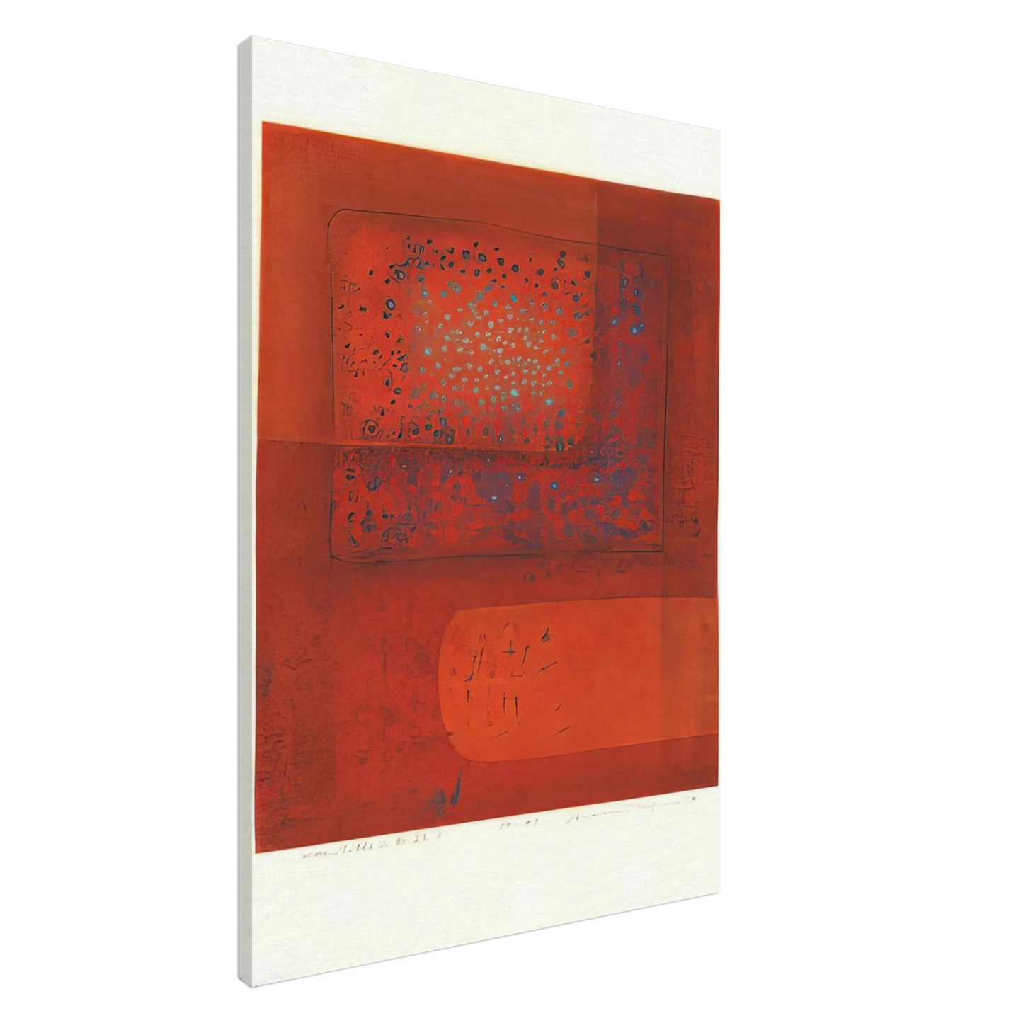 Hiroyuki Tajima - Nontitle 2 - 1974 Canvas - 20x30 cm / 8x12 inches-canvas