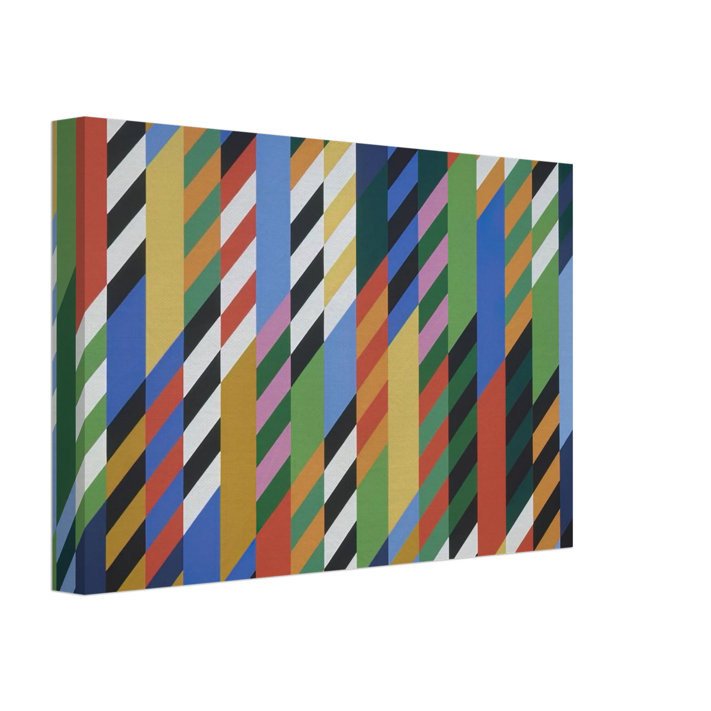 Bridget Riley - CONVERSATION 1992 Canvas - 40x60 cm / 16x24 inches-canvas