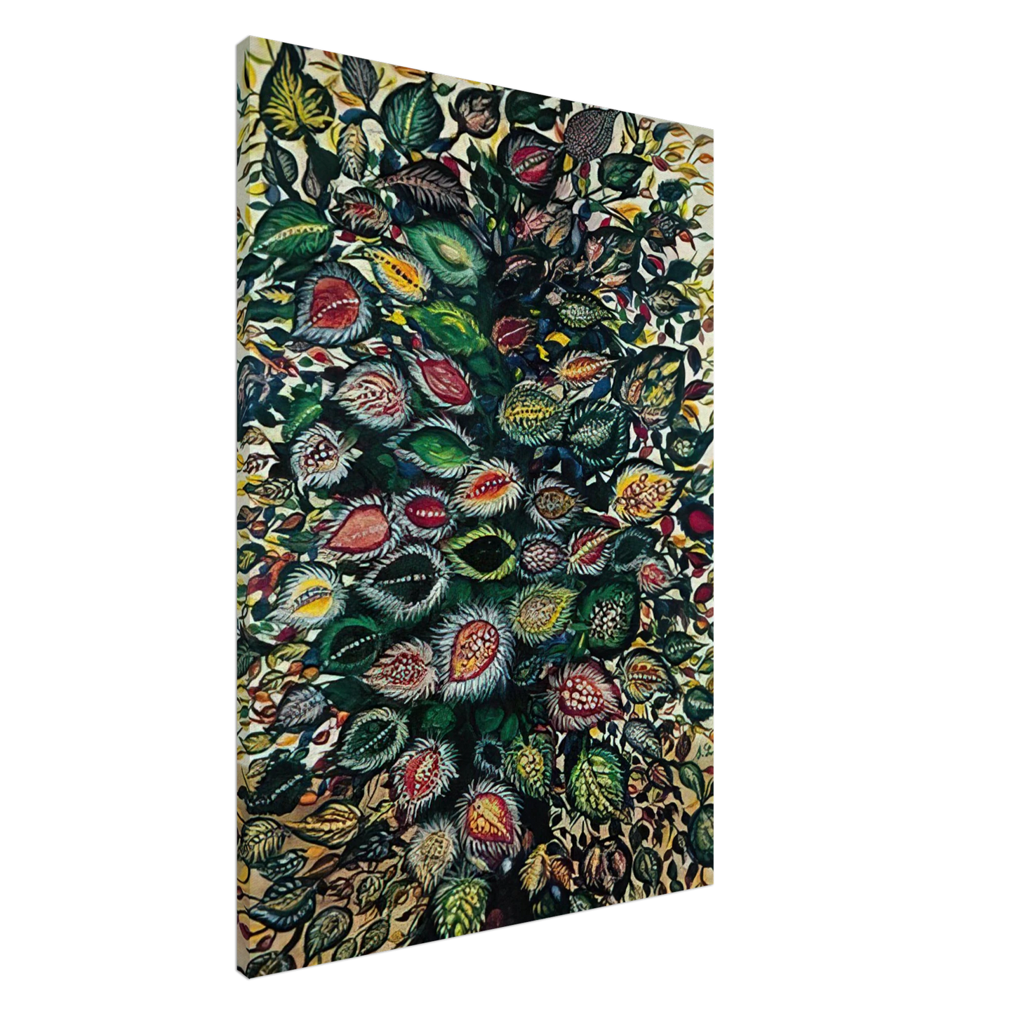 Seraphine Louis - Feuilles - 1929 Canvas - 20x30 cm / 8x12 inches-canvas