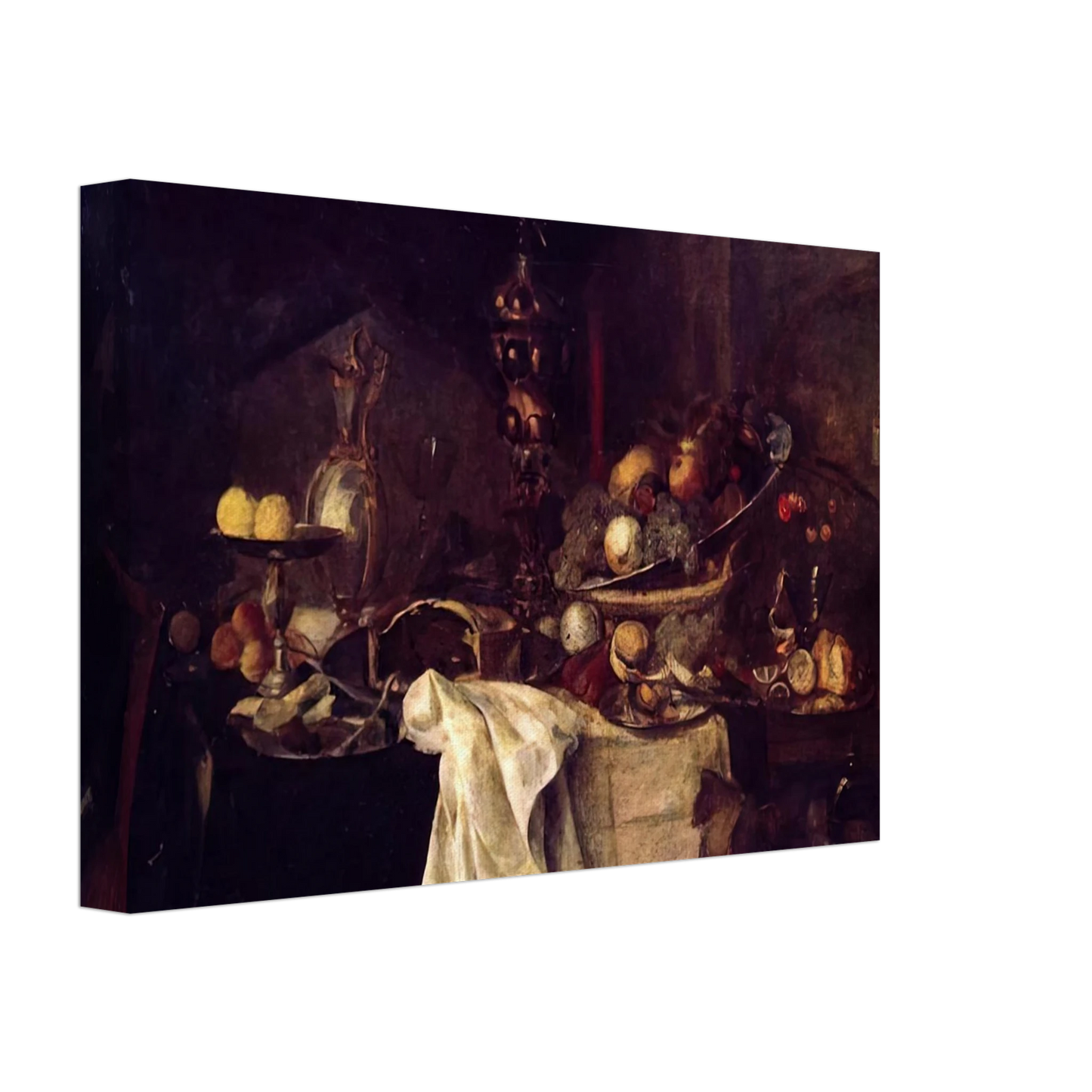 Henri Matisse - LA DESERTE AFTER JAN DAVIDSZ DE HEEM 1893 Canvas - 70x100 cm / 28x40 inches-canvas